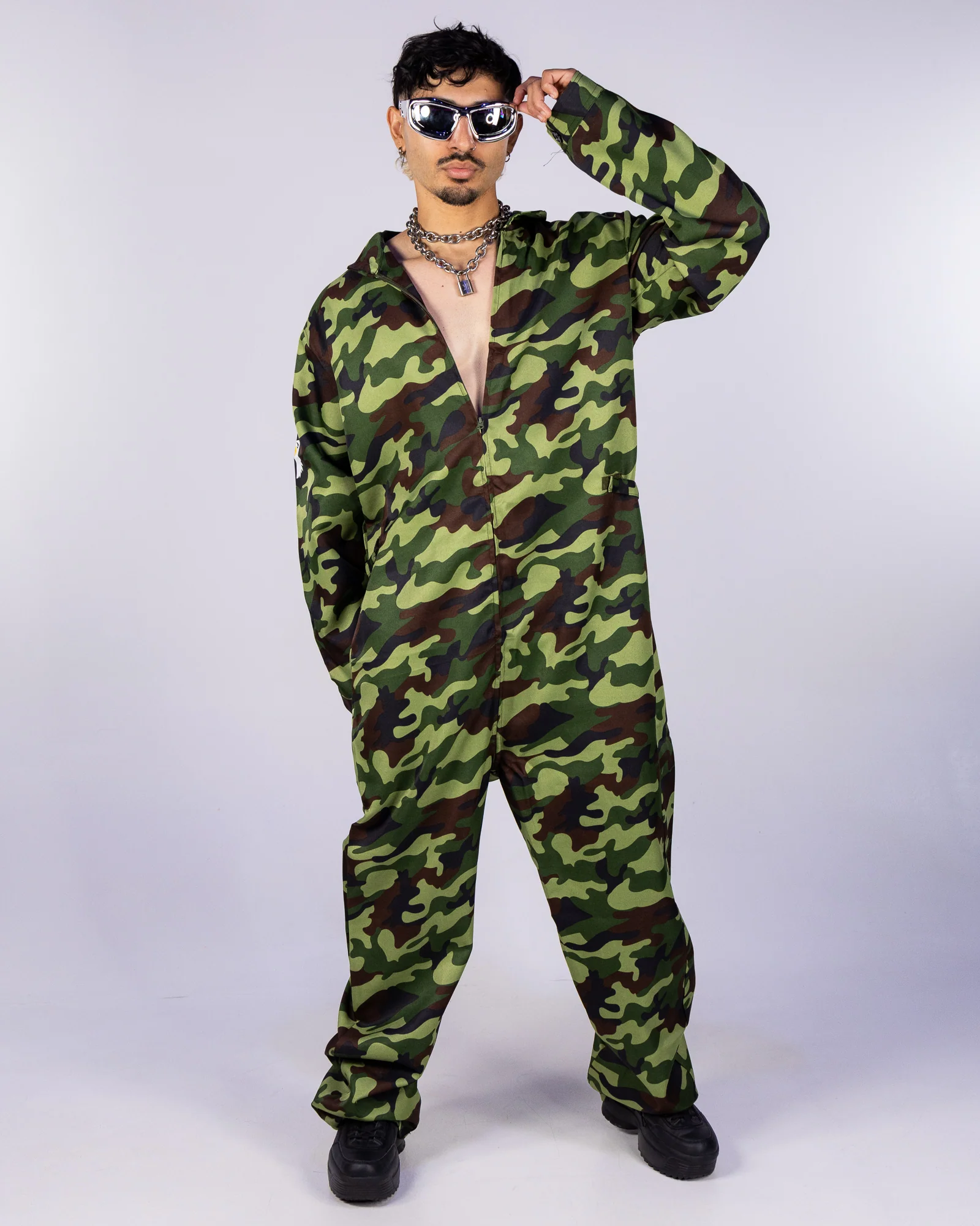 At Ease Men's Camo Coveralls Jumpsuit - Image 2