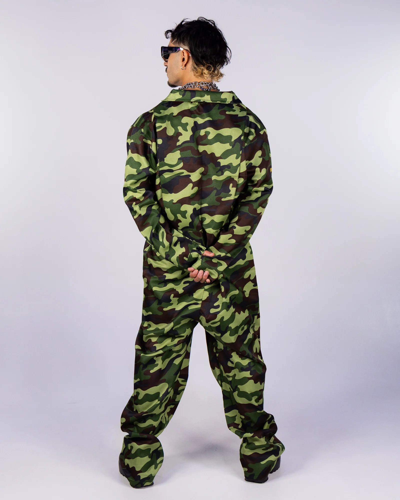 At Ease Men's Camo Coveralls Jumpsuit - Image 3