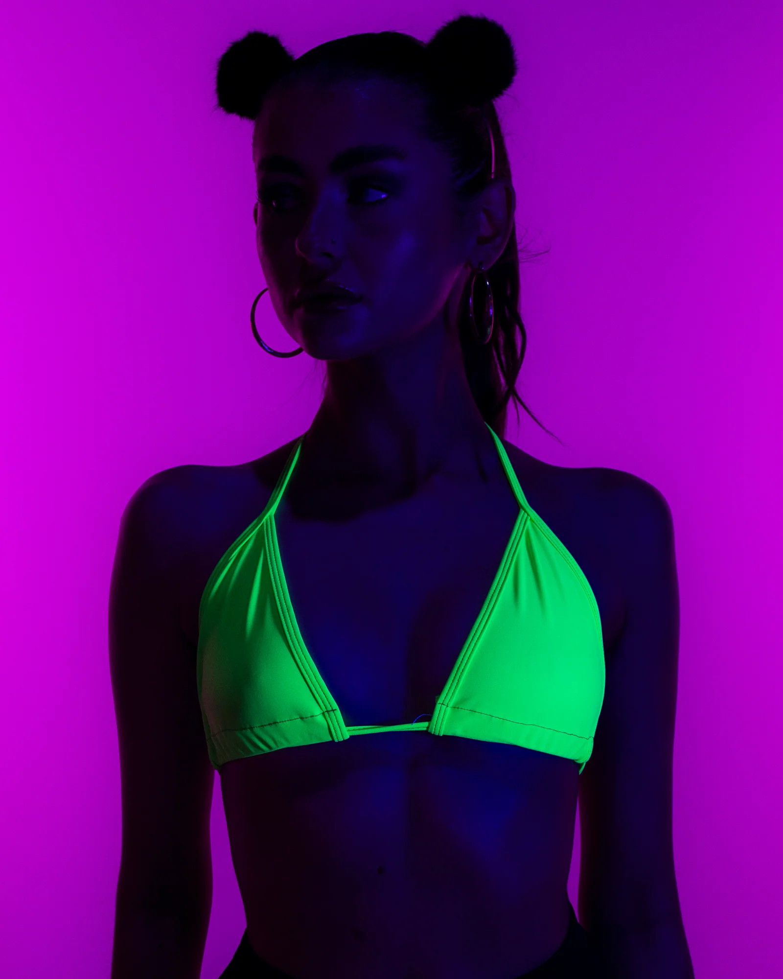 Basic Women's Triangle Bikini Top - Image 13