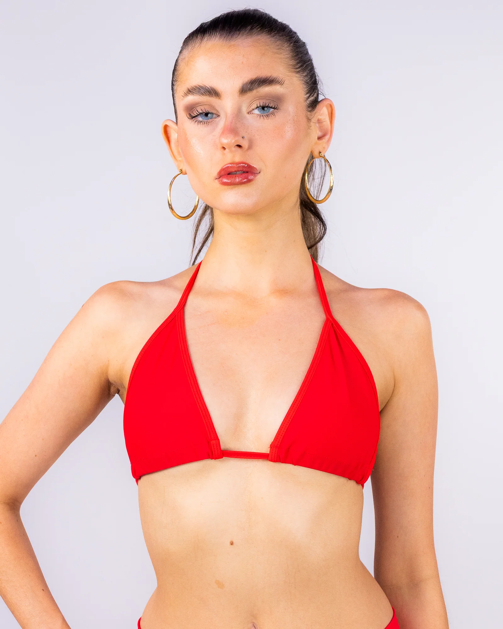 Basic Women's Triangle Bikini Top - Image 5