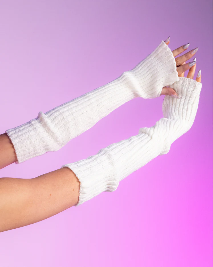 20" Basic Solid Arm Warmers (Pair) - Image 5