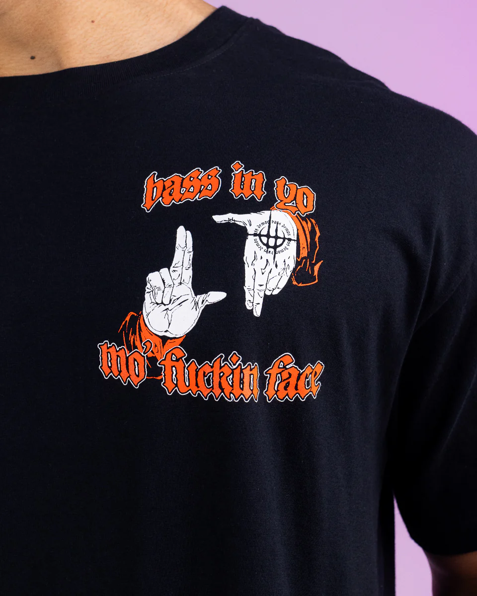 Bass In Yo MFin Face Men's T-Shirt - Image 5