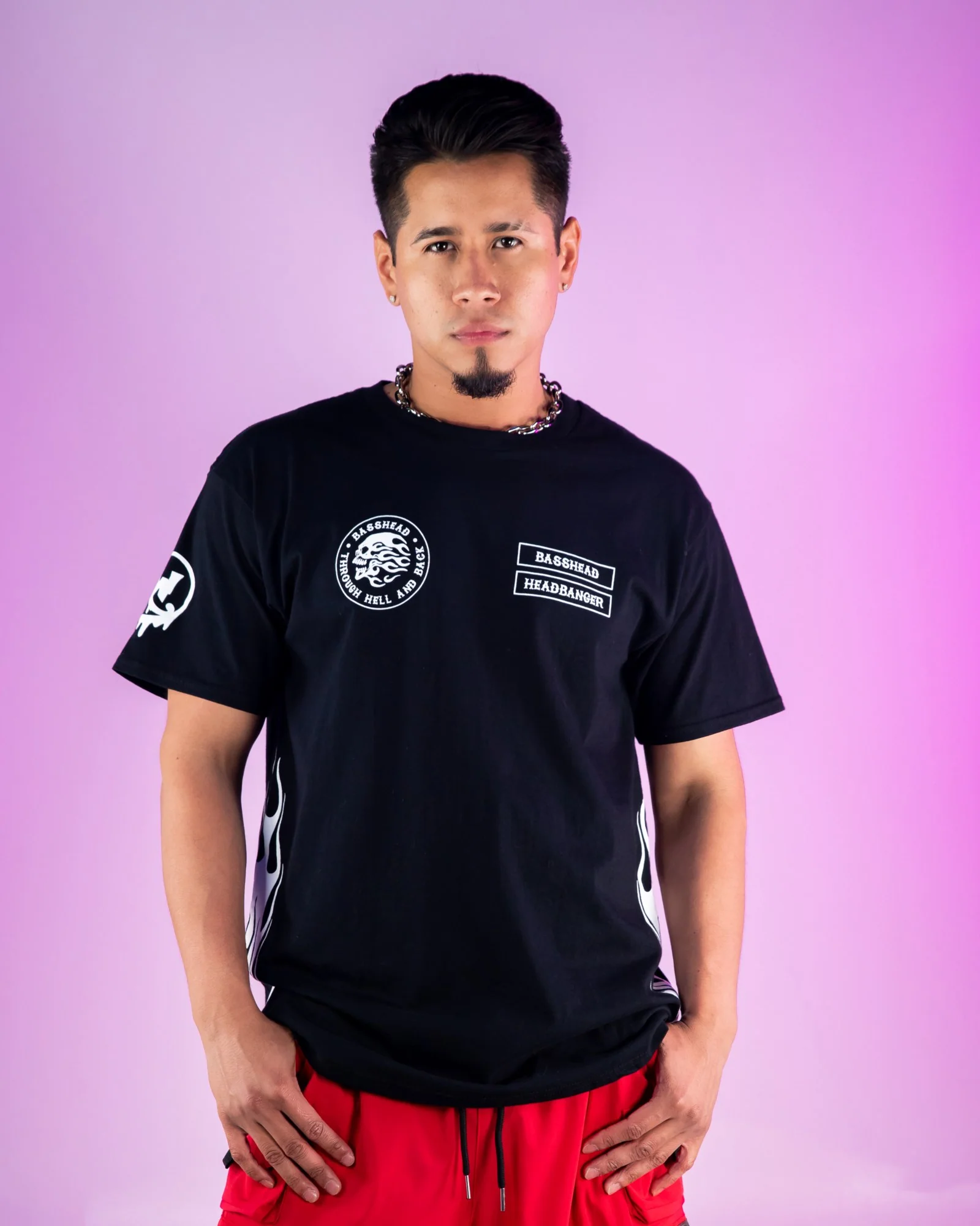 Basshead Hell and Back Men's T-Shirt - Image 2
