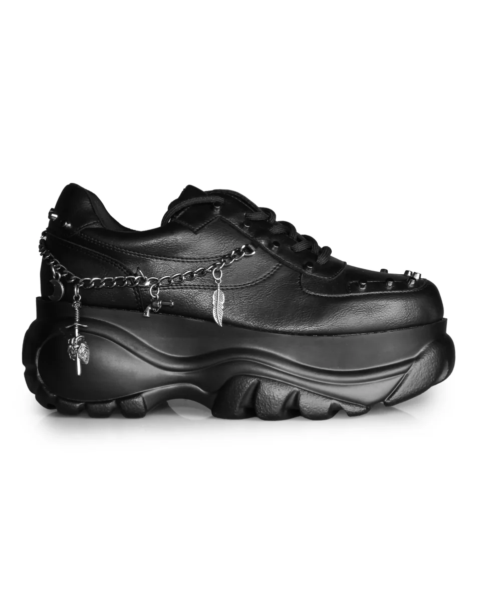 Black Dynamite Women's Chain Platform Sneakers - Image 5