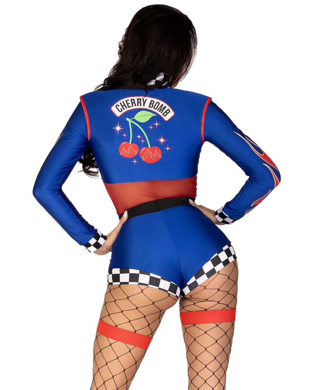 Cherry Bomb Racer Women's 2pc Costume - Image 8