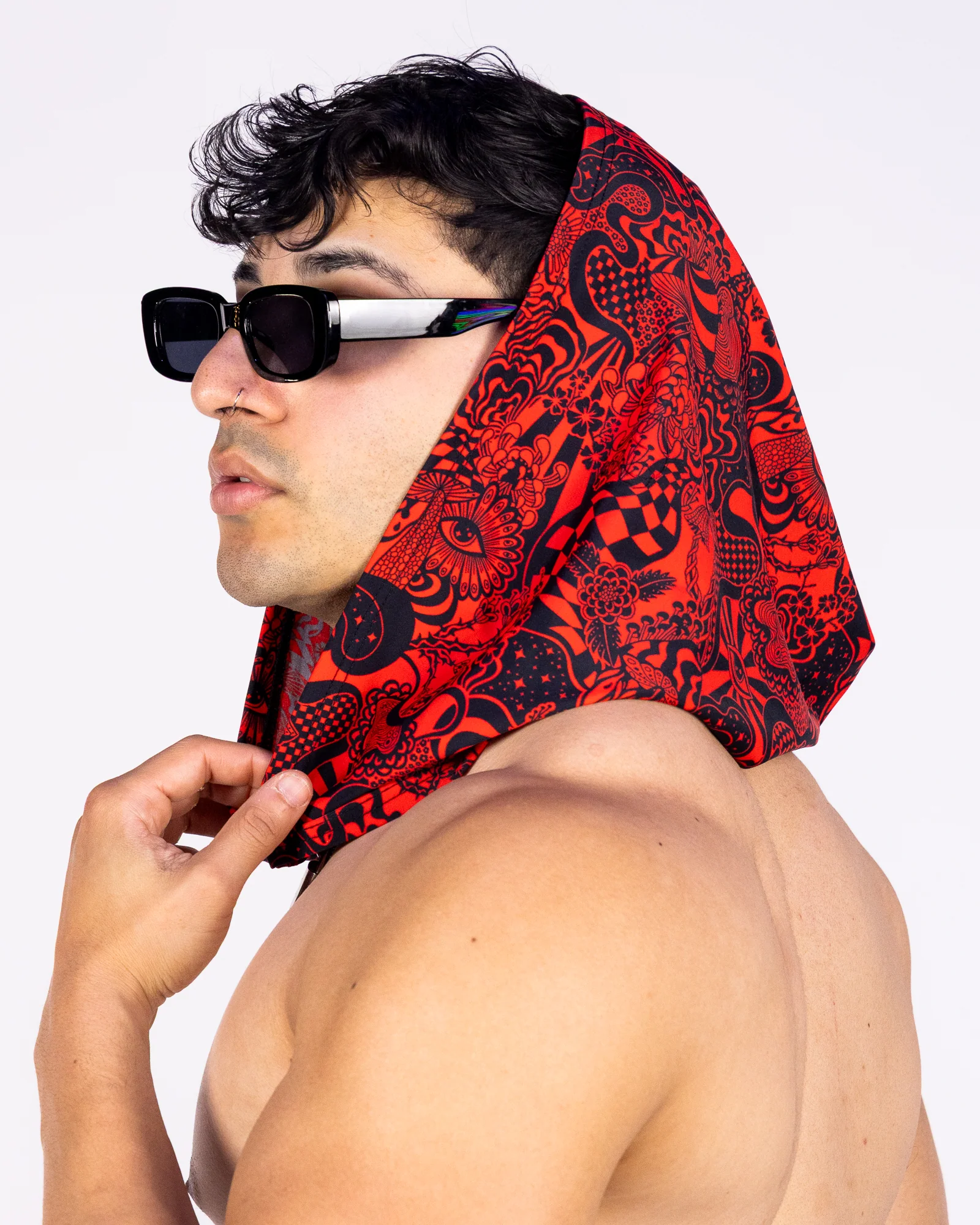 Crimson Zenith Unisex Hood