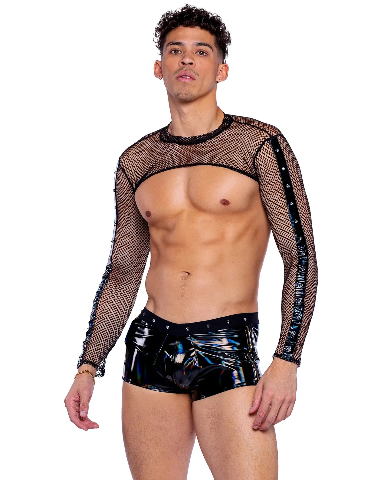 Destructive Love Studded Shorts - Image 3