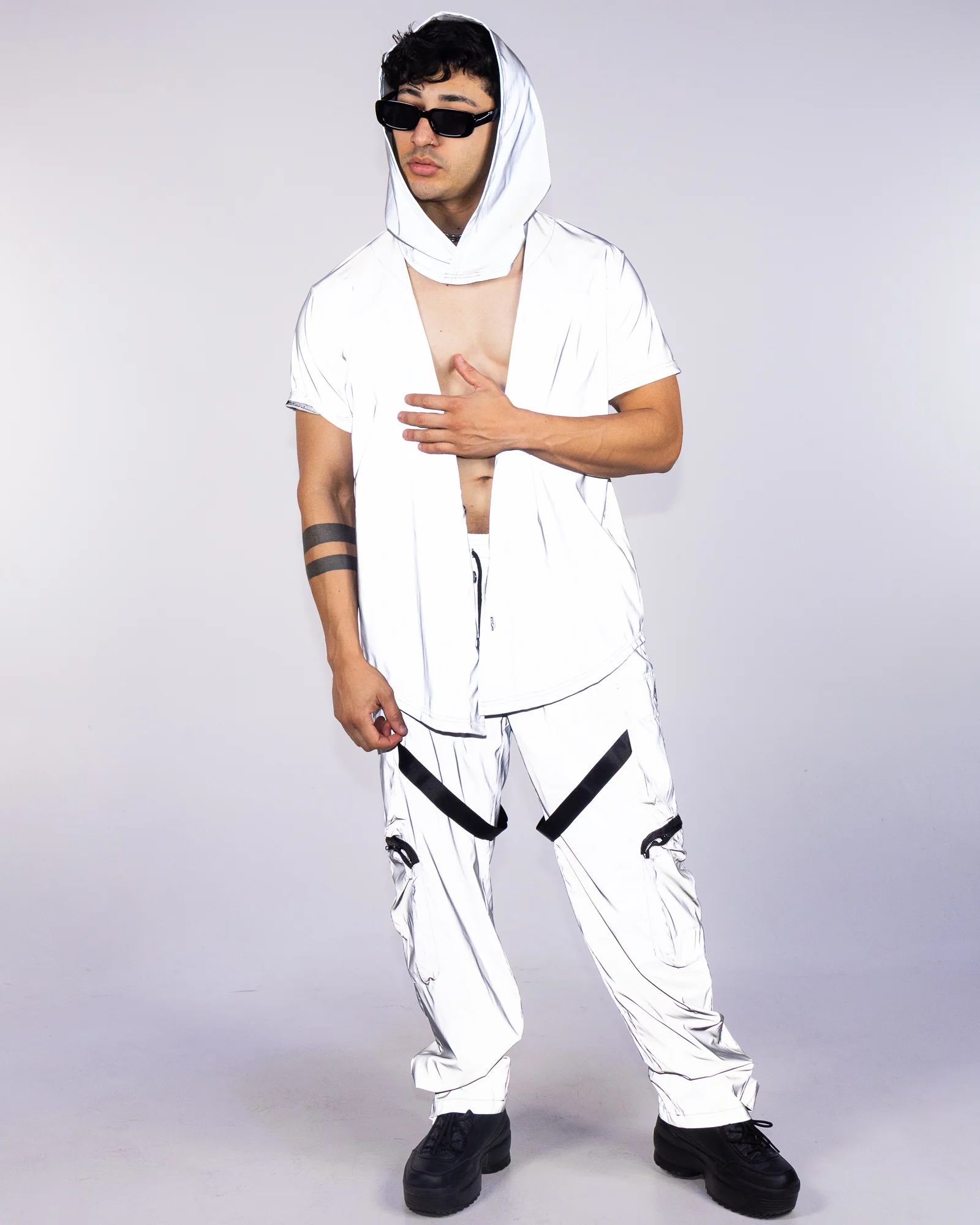 Flash Reflective Unisex Utility Pants - Image 2
