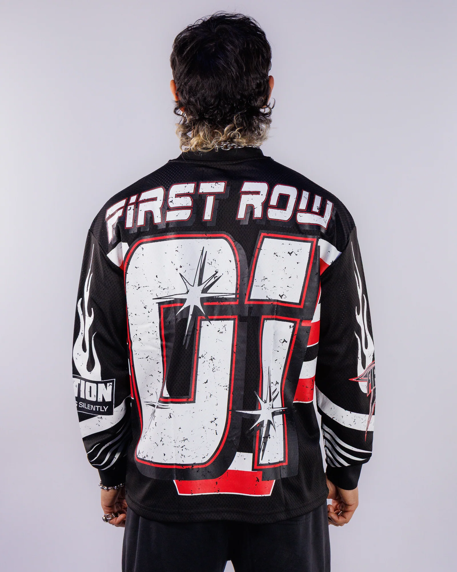 Hard Racing Men's Black Moto Jersey - Image 6