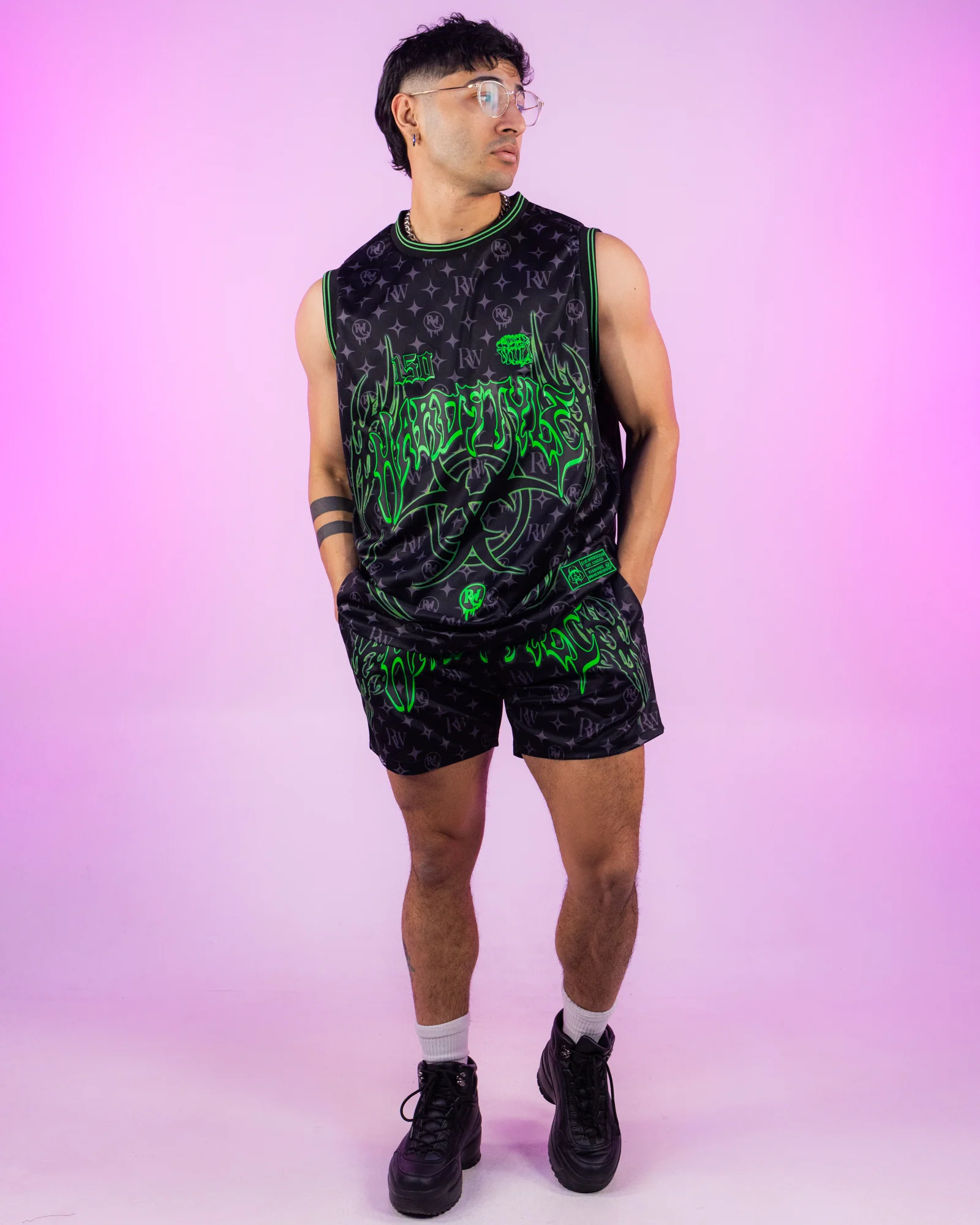 Hardstyle 150 BPM Basketball Jersey - Image 4