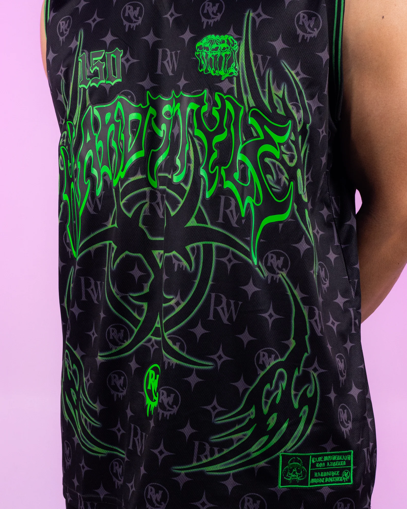 Hardstyle 150 BPM Basketball Jersey - Image 6