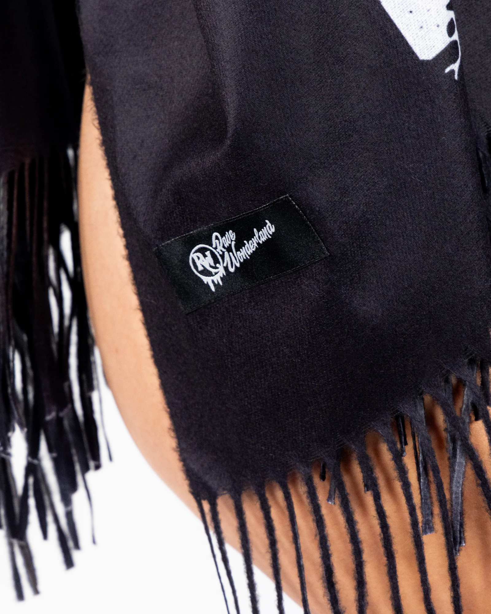 Hardstyle Unisex Black Pashmina - Image 4