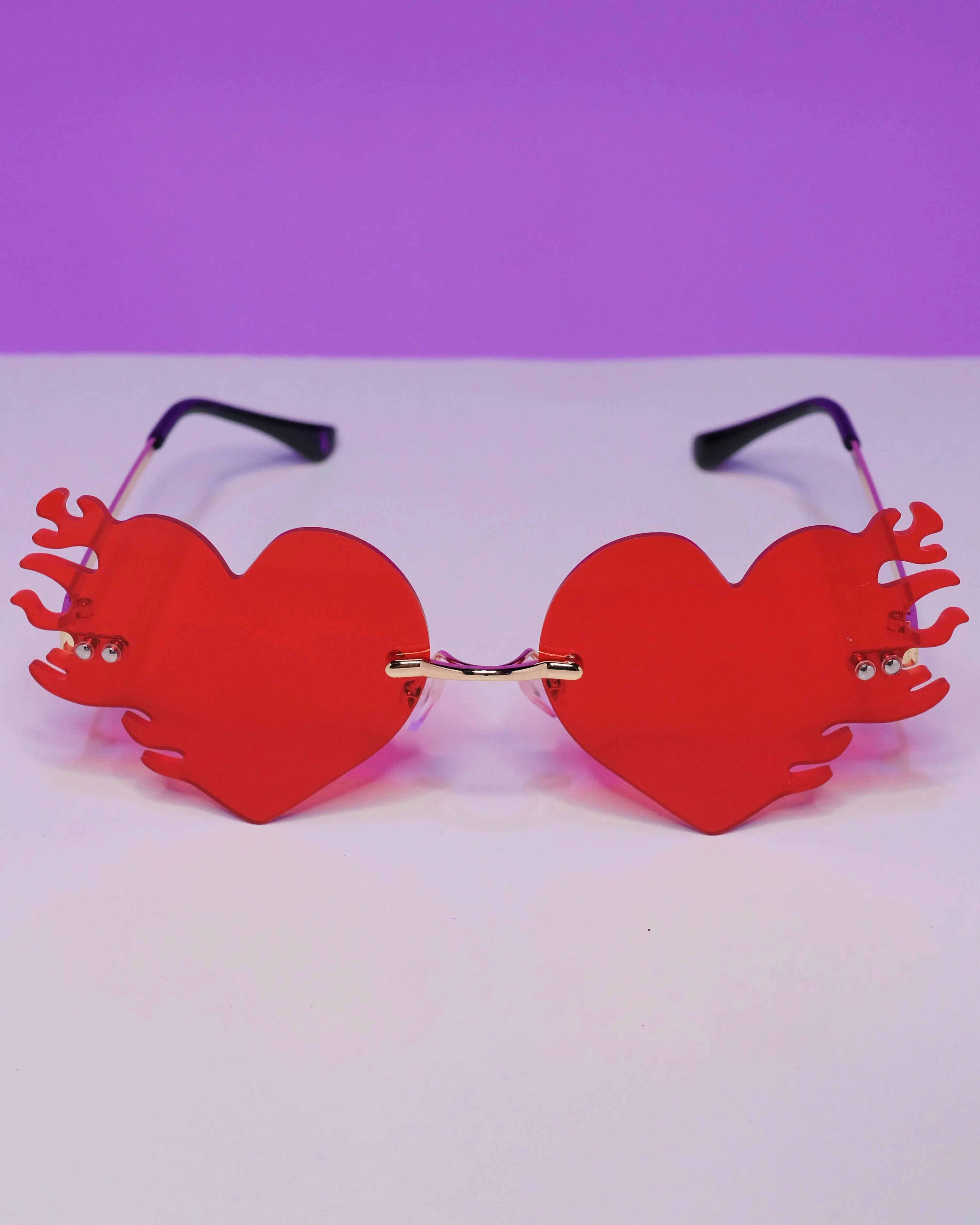 Heart on Fire Sunglasses - Image 3