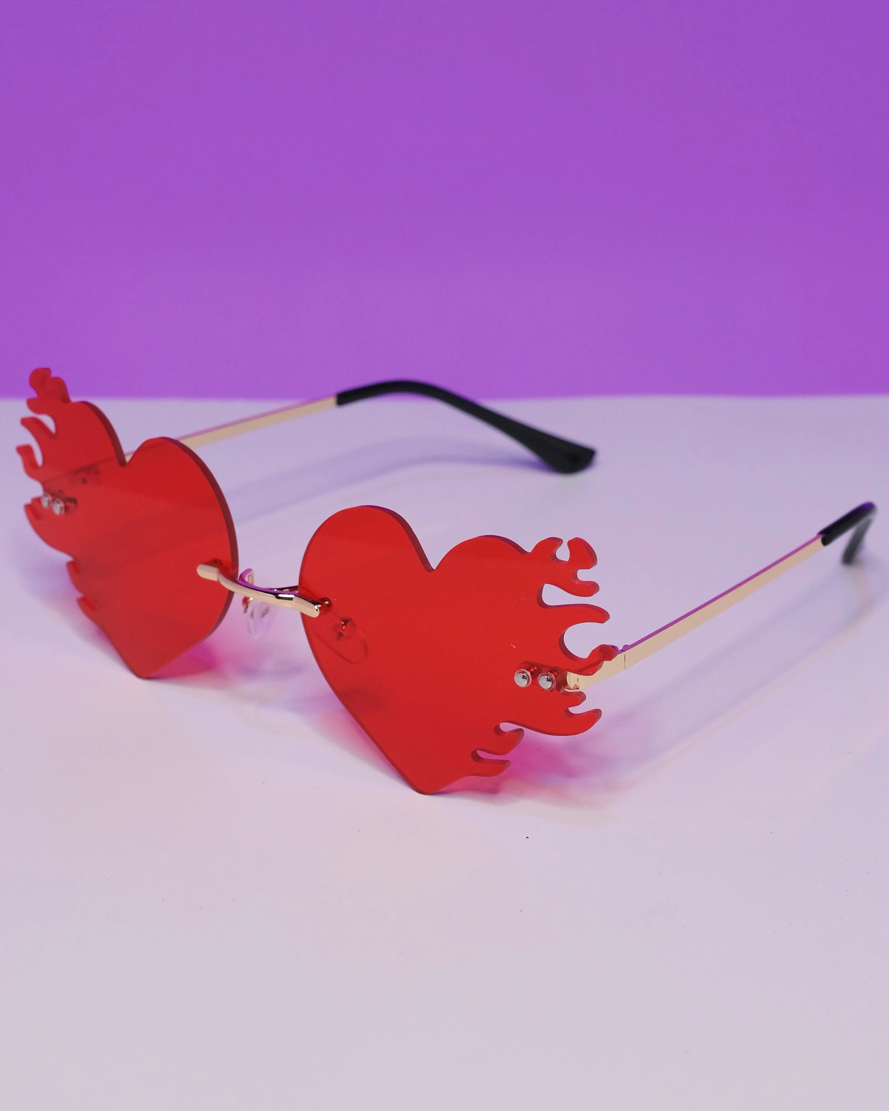 Heart on Fire Sunglasses - Image 5