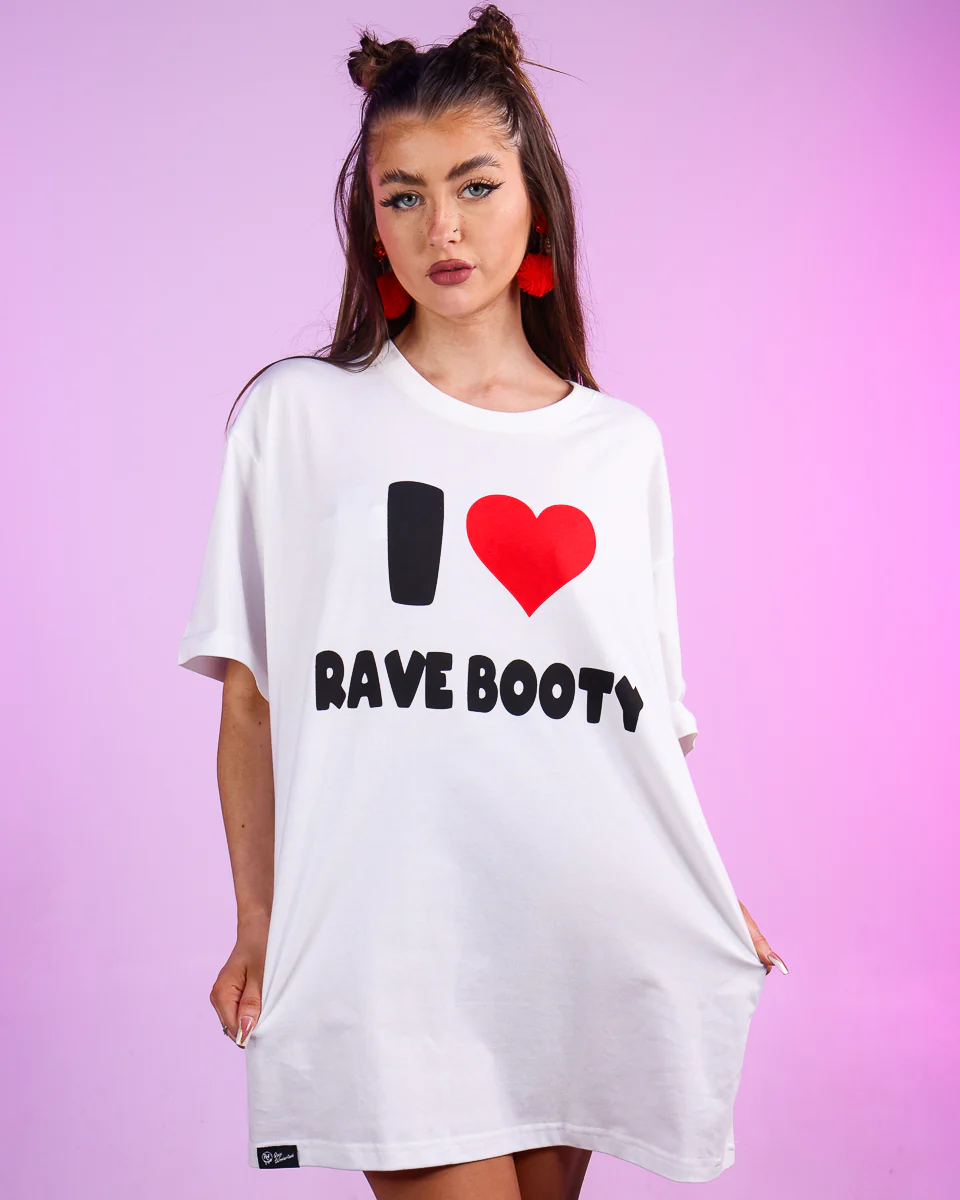 I Heart Rave Booty T-Shirt - Image 4