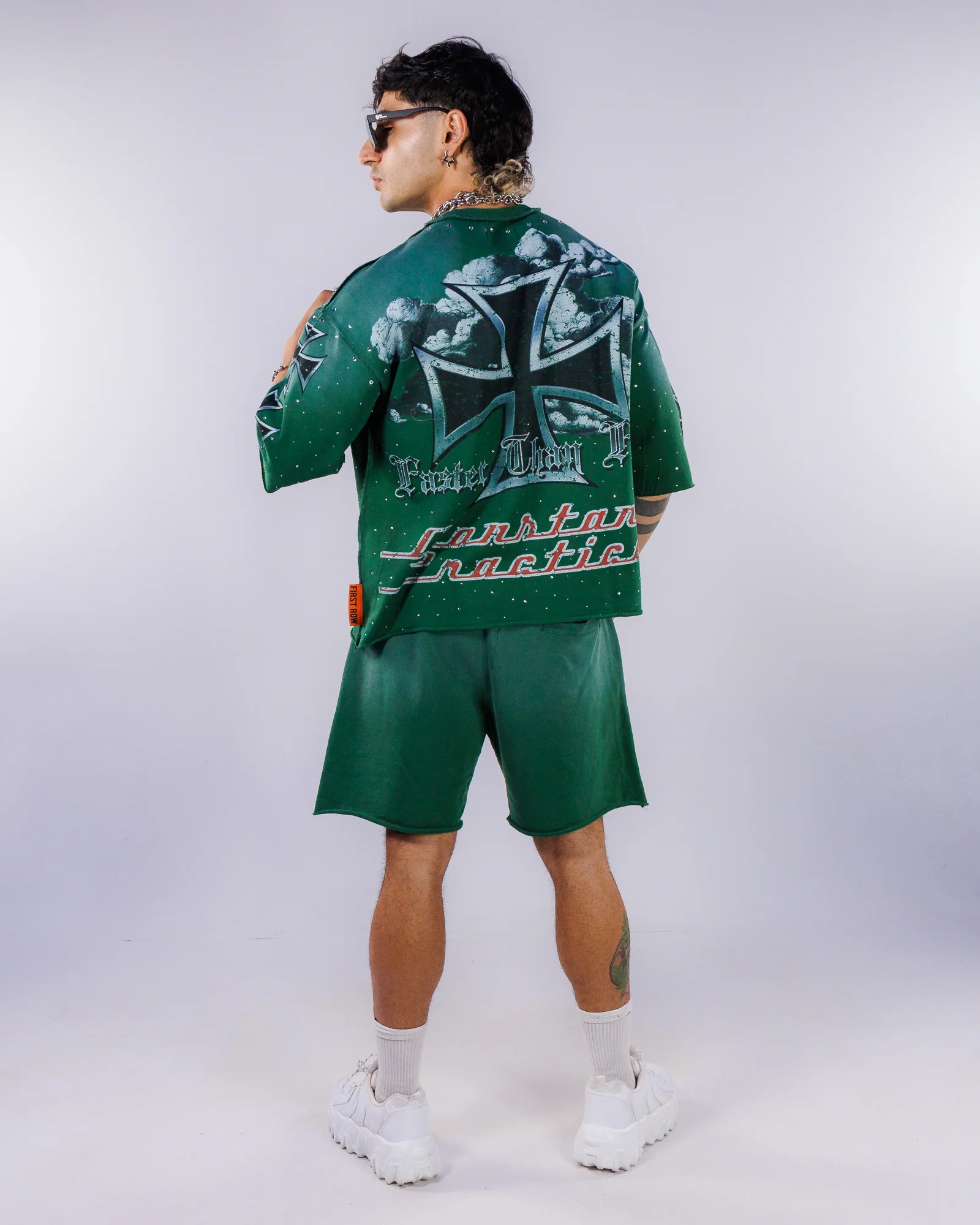 Iron Faith Men's Green Tee - Image 7