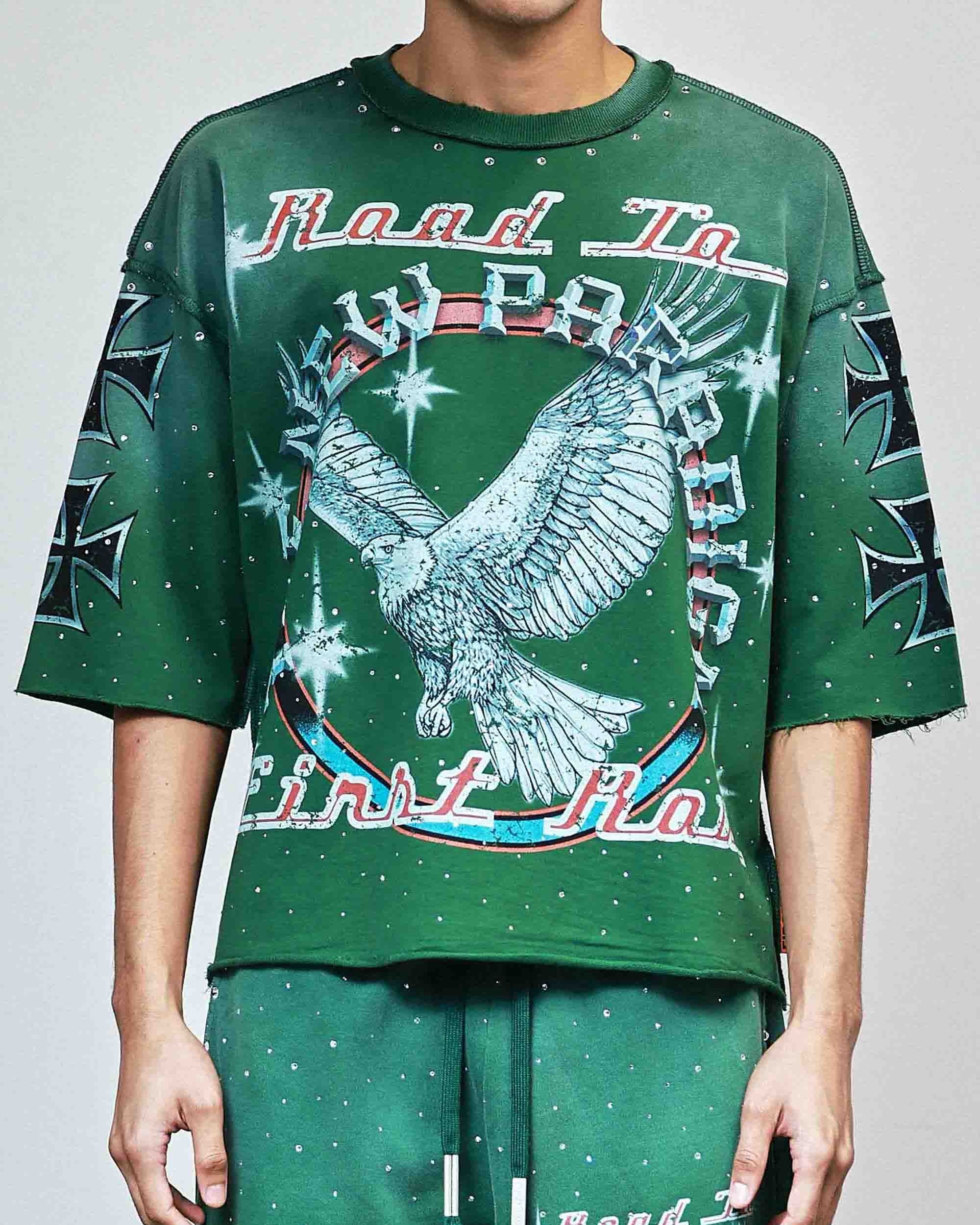 Iron Faith Men's Green Tee - Image 8