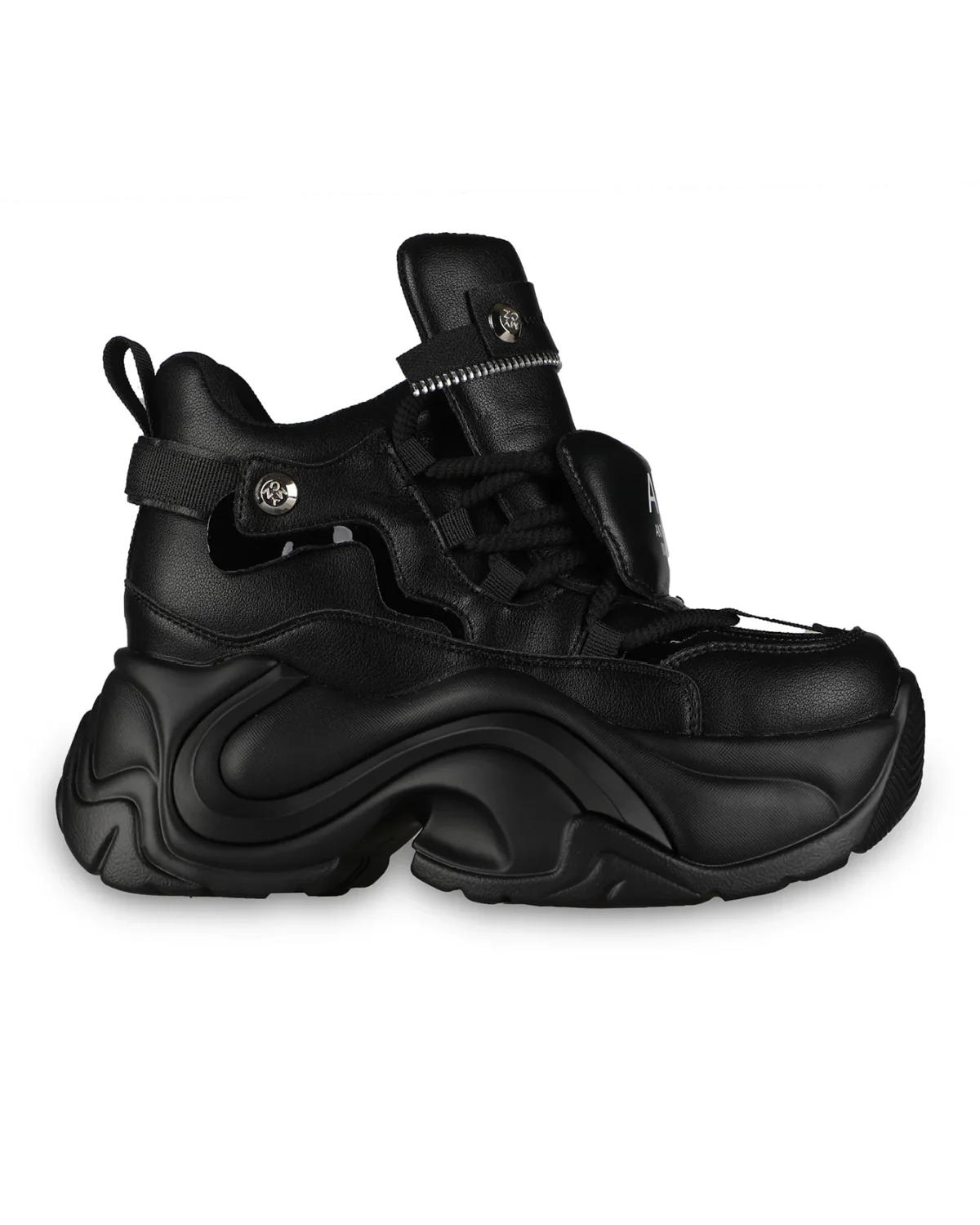 Jupiter Bubble Women's Black Wedge Sneakers - Image 5