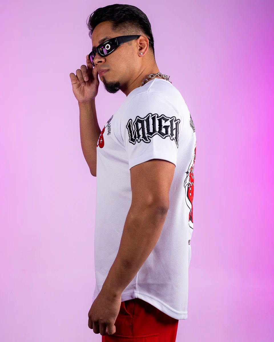 Live, Laugh, Love Gas Baseball Jersey - Image 4
