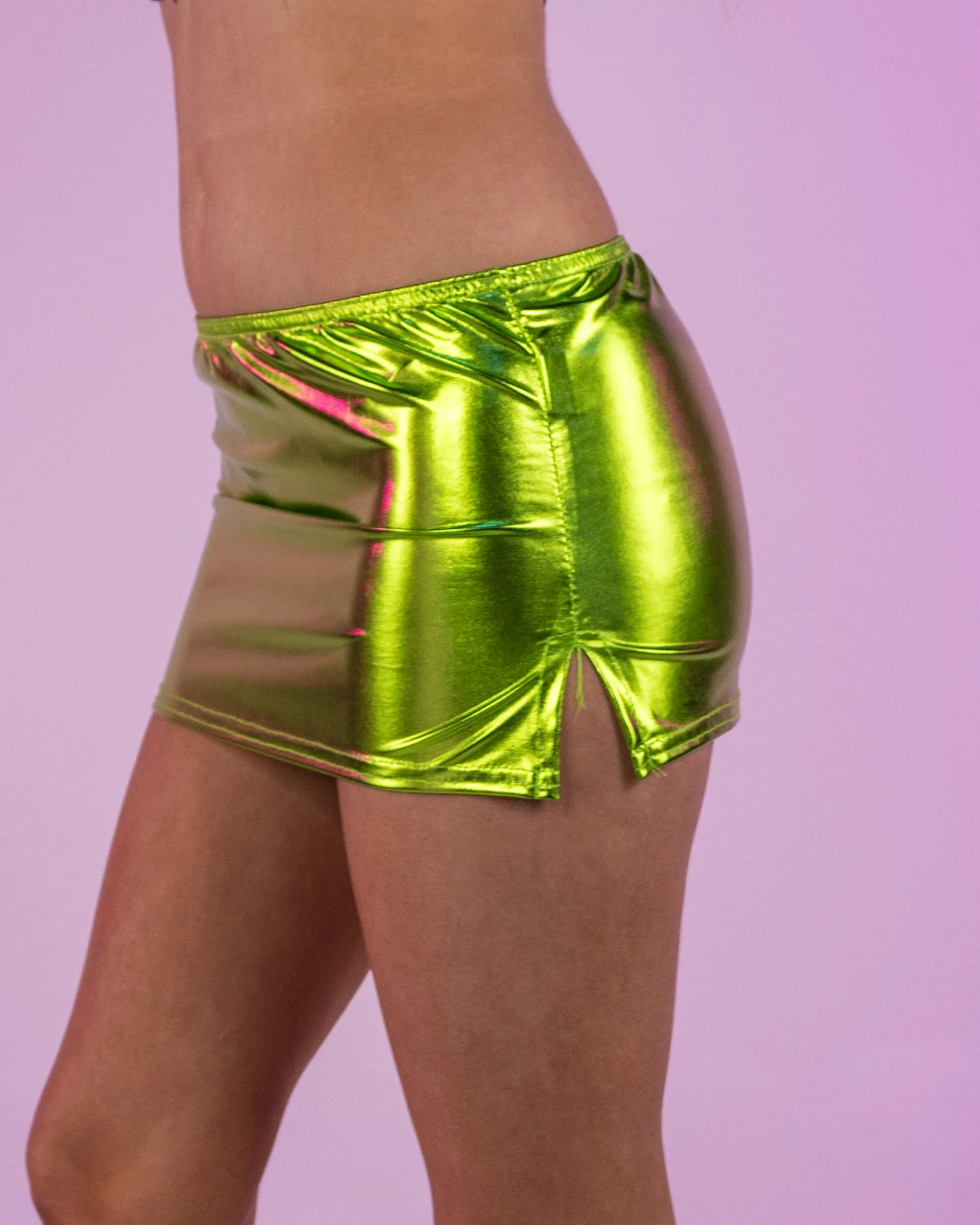 Metallic Micro Mini Skirt - Image 5