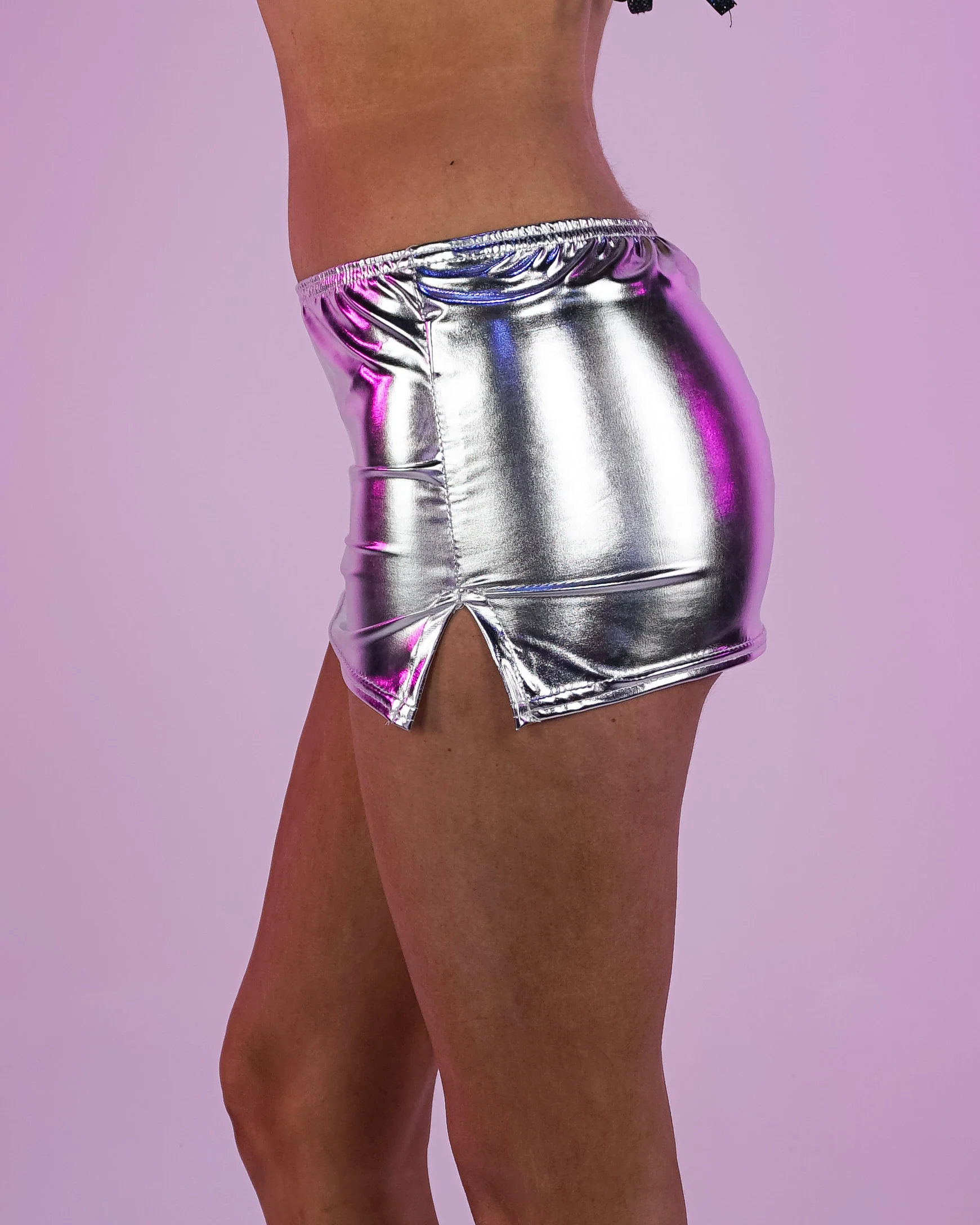 Metallic Micro Mini Skirt - Image 8