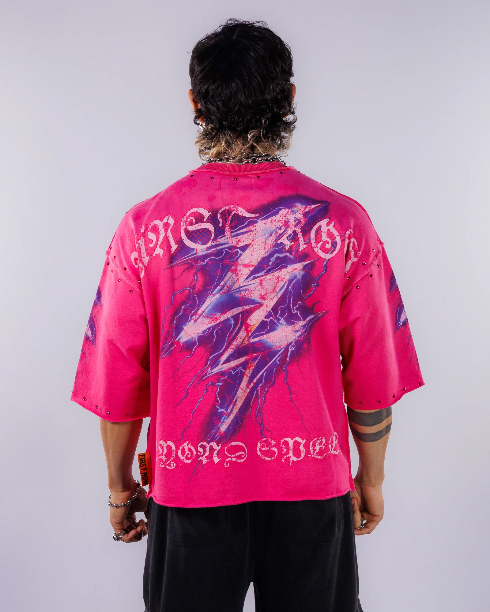 New Paradigm Men's Pink Tee - Image 5