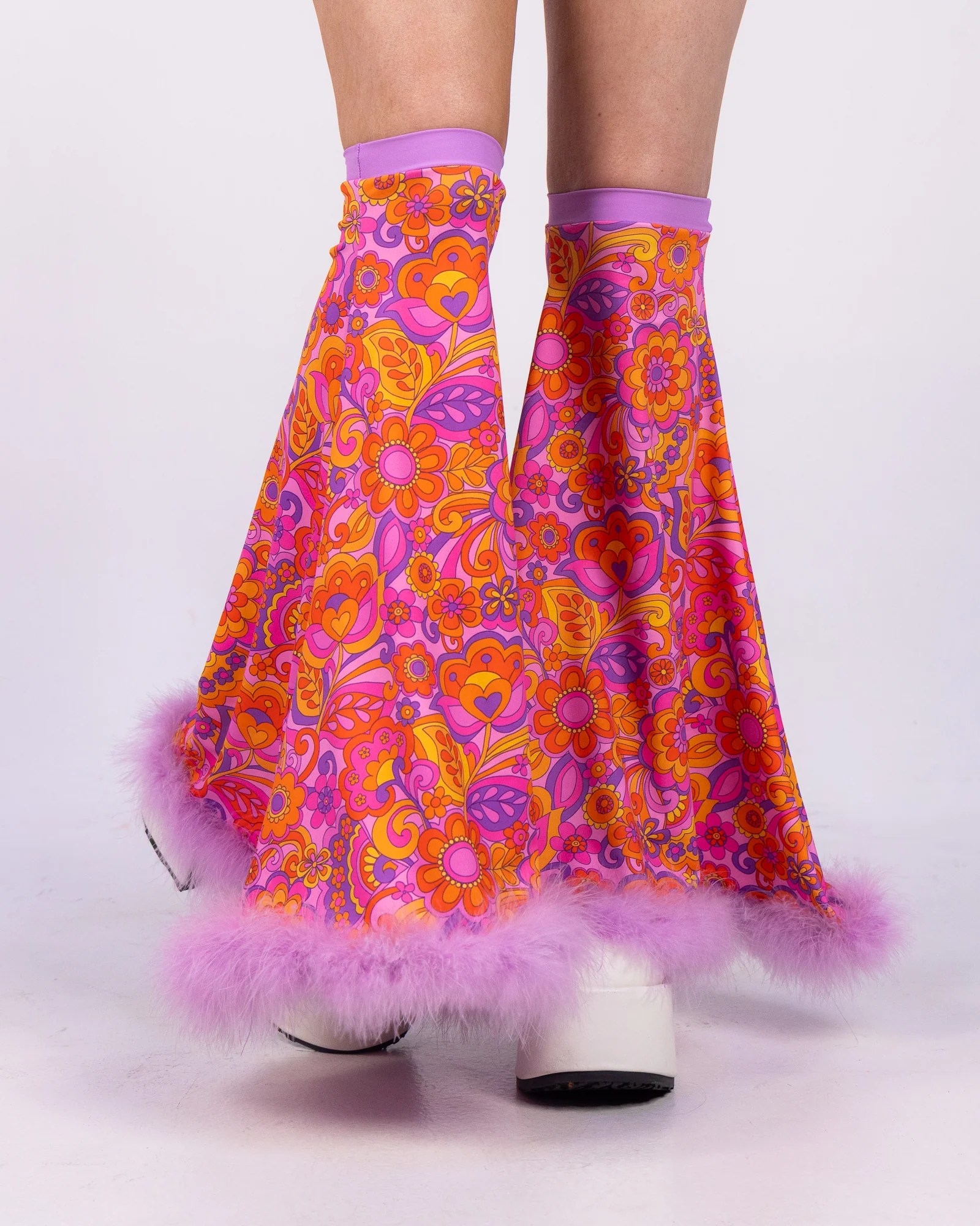 Lavender Paisley Daze Leg Sleeves