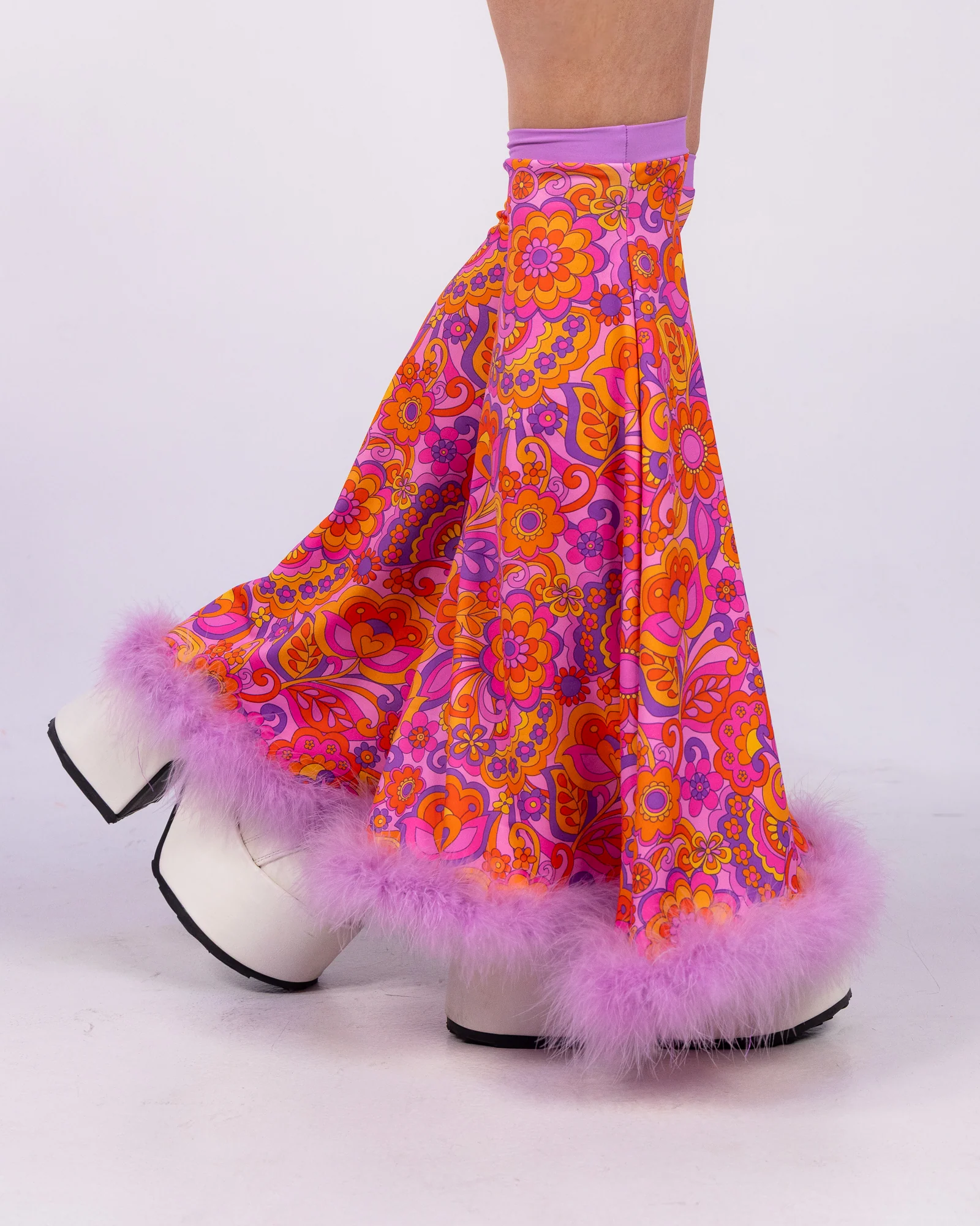 Lavender Paisley Daze Leg Sleeves - Image 3