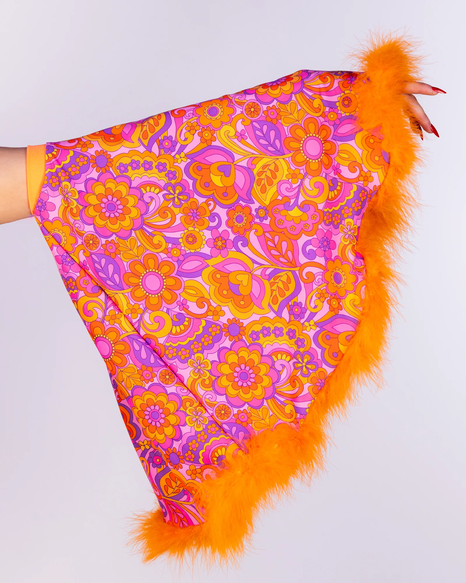 Orange Paisley Daze Arm Sleeves - Image 3