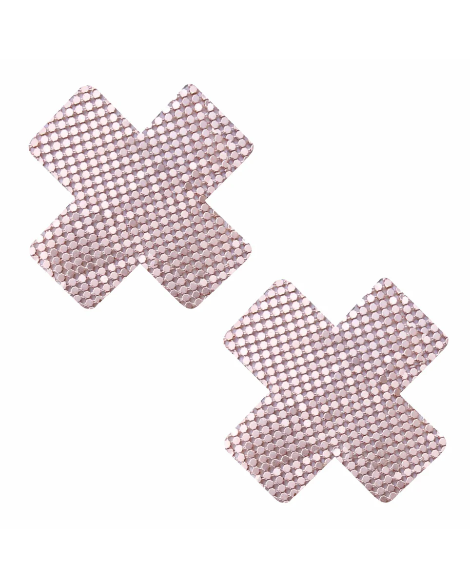 Pink Python Chainmail X Pasties - Image 2
