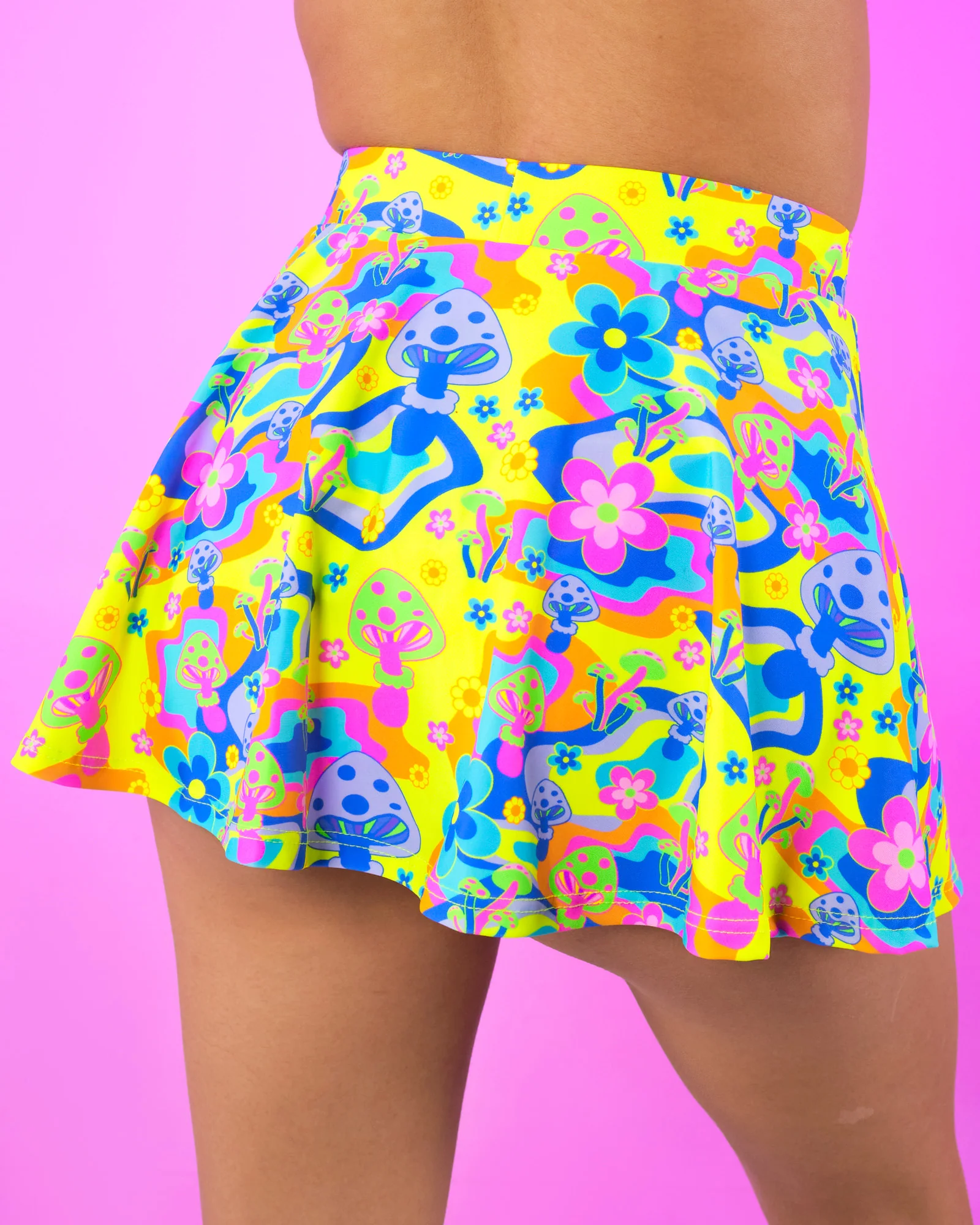 Psychedelic Psilocybin Mini Skirt - Image 6
