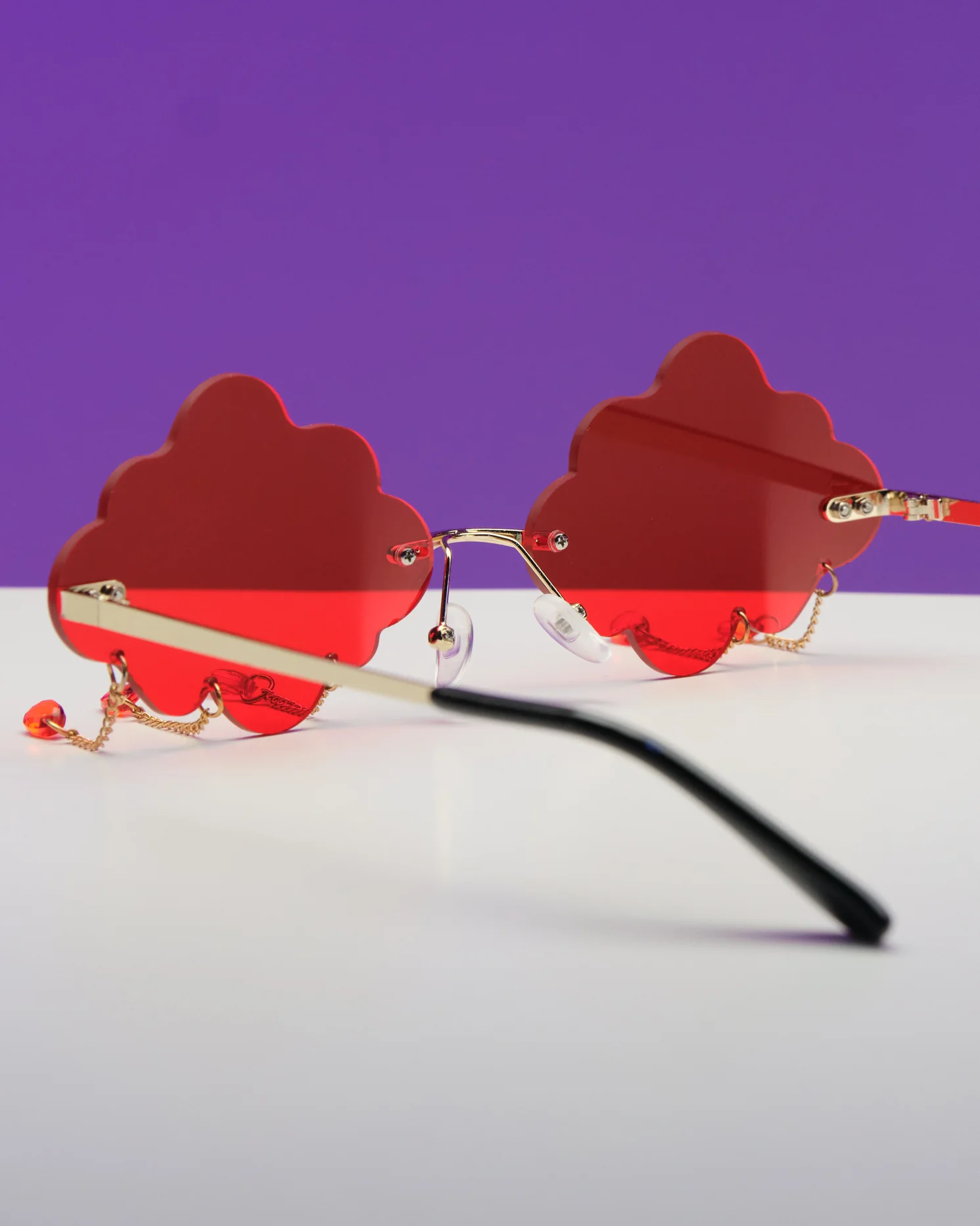 Rainy Days Cloud Color Sunglasses - Image 4