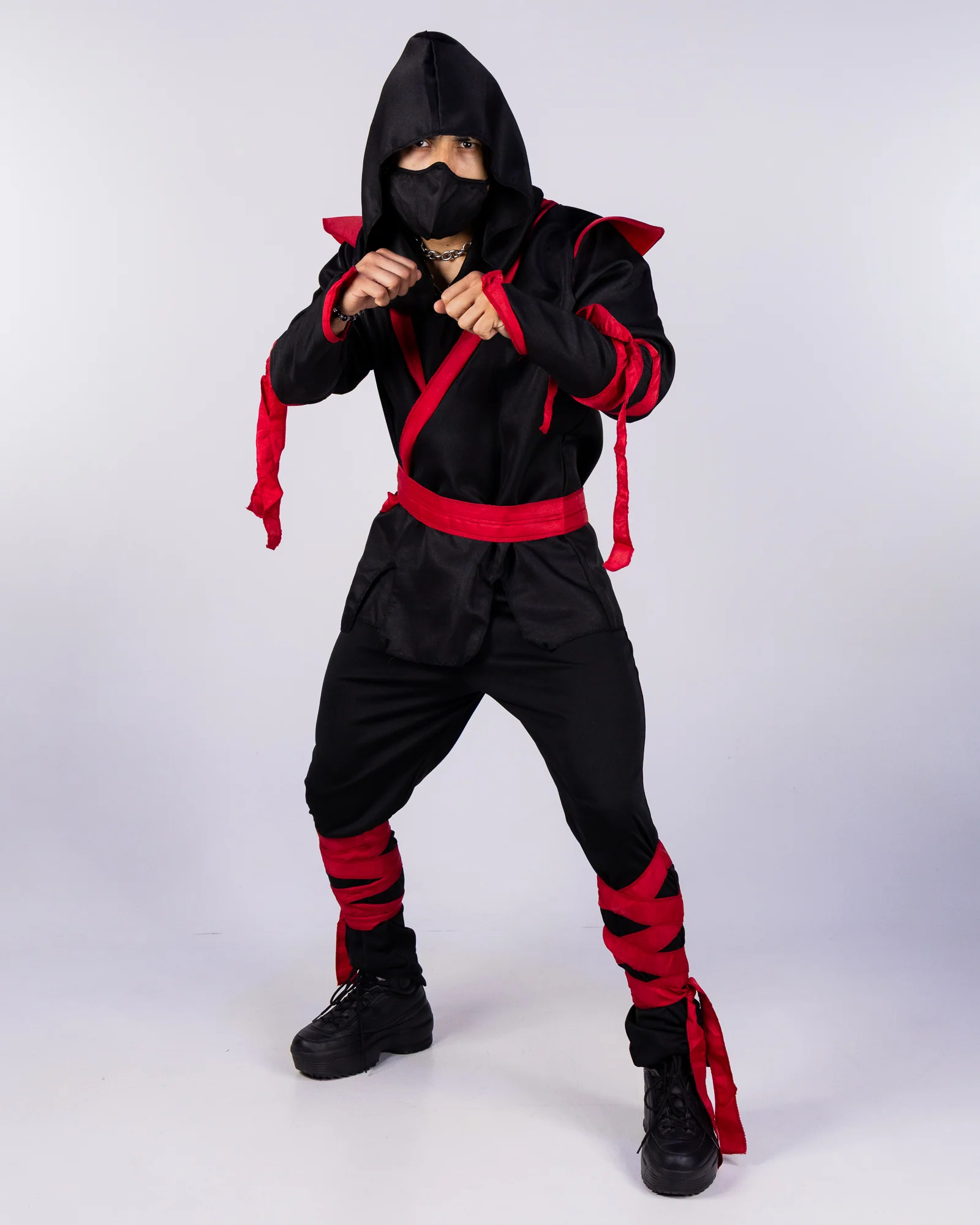 Ready, Fight! Men's 5pc Costume - Image 4