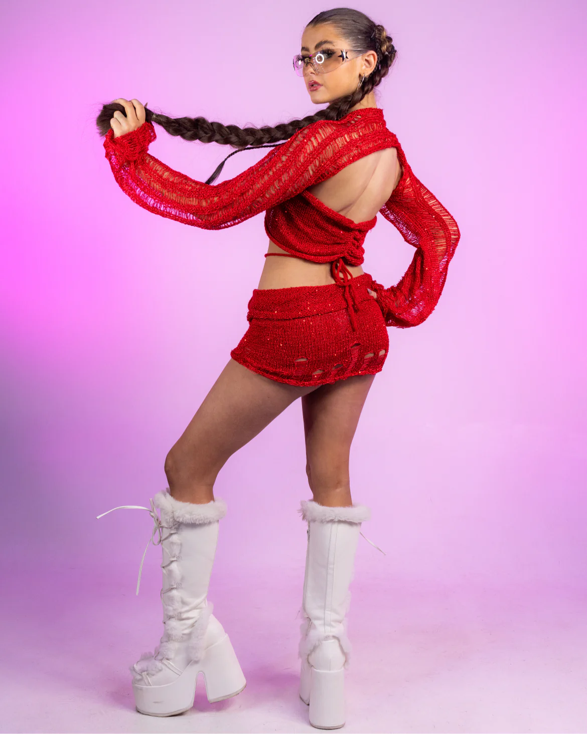 Ruby Faerie 3pc Skirt Set - Image 7