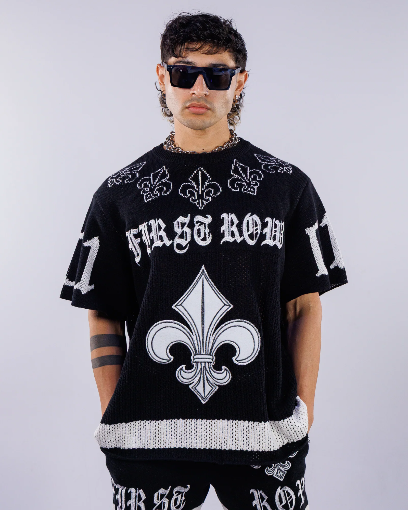 Sacred Vow Men's Black Sweater Tee - Image 3