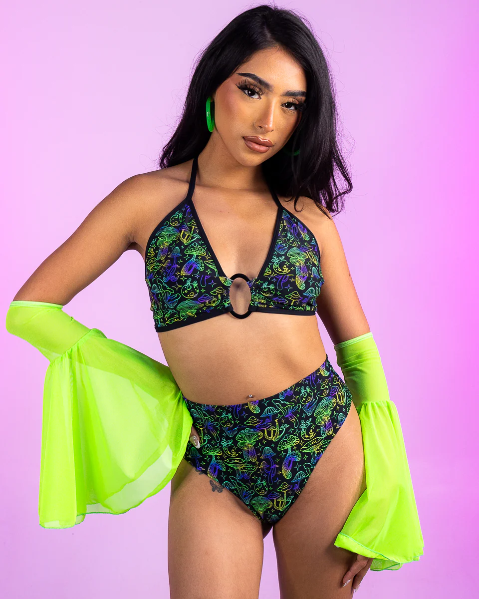 Sonic Shroom O-Ring Halter Top - Image 4