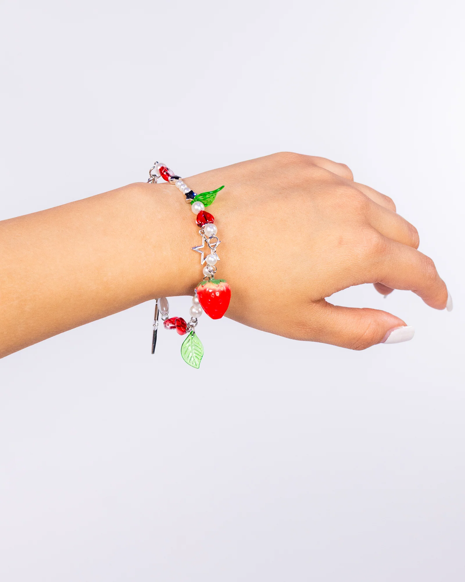 Strawberry Charm Women's Bracelet - Image 3