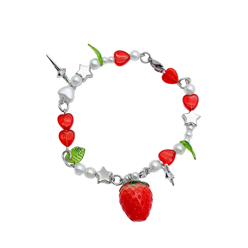 Strawberry Charm Women's Bracelet - Image 4