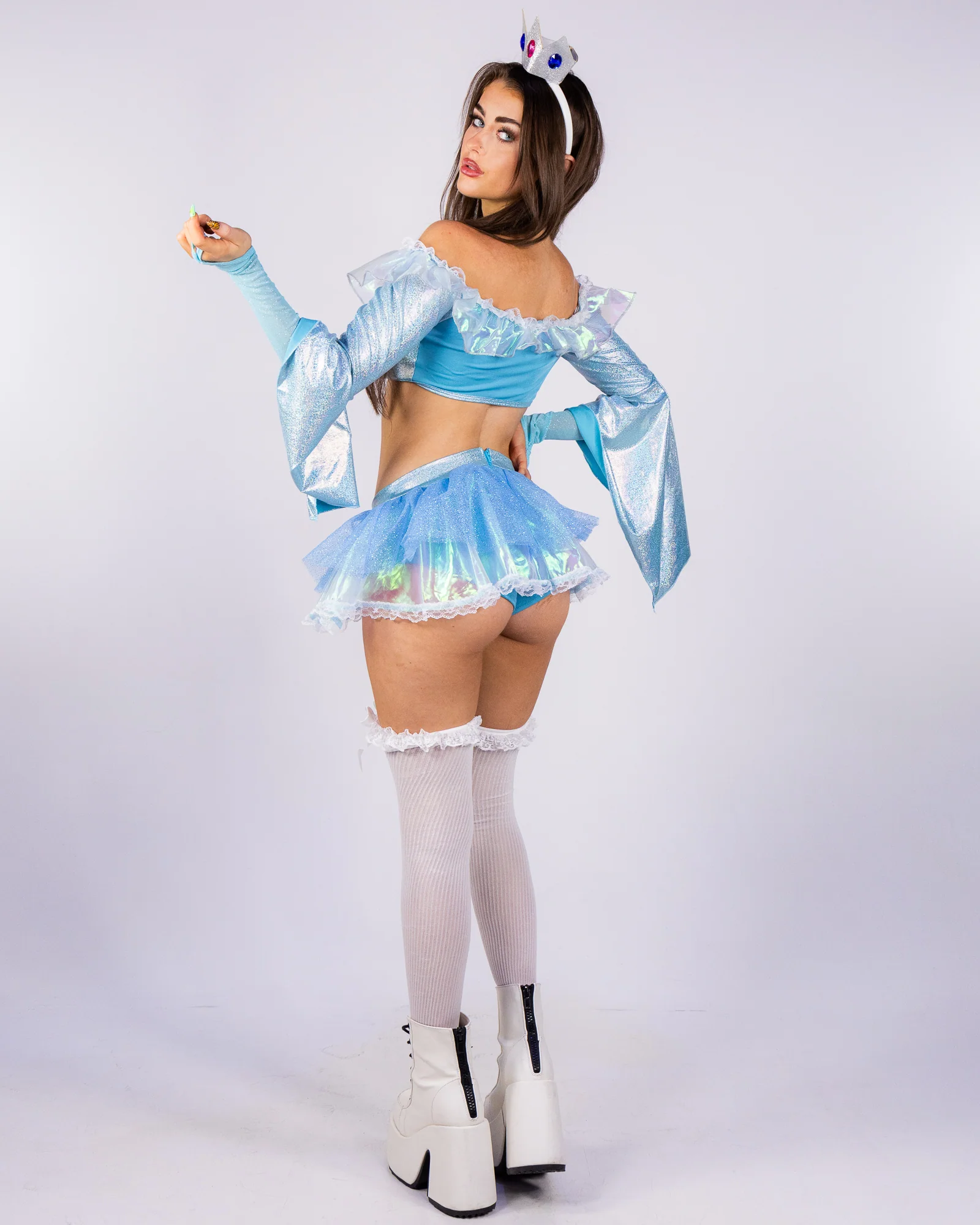 The Blue Fairy Women's 4pc Costume - Image 7