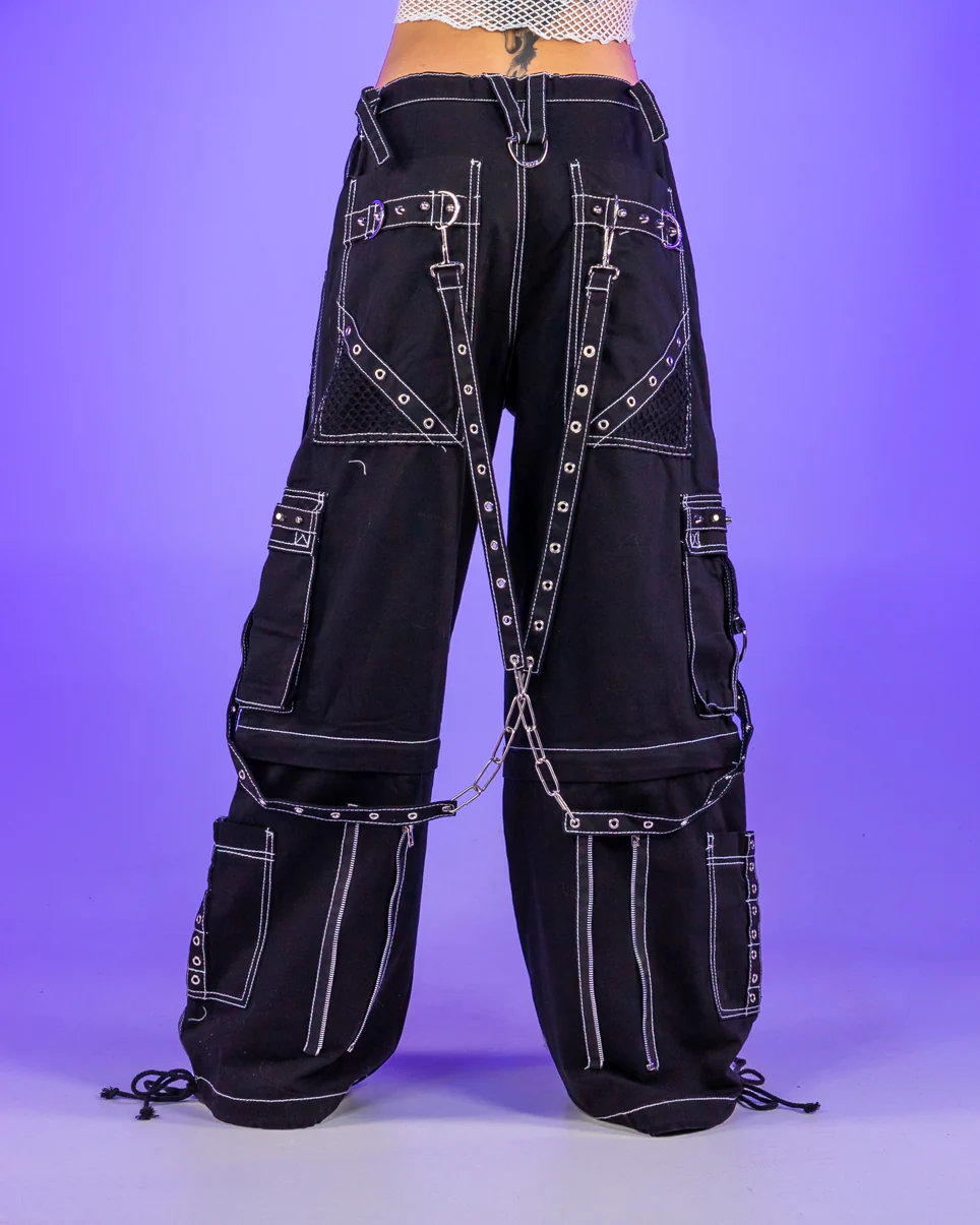 Tripp NYC Zip-Off Interlace Dark Street Pants - Image 4