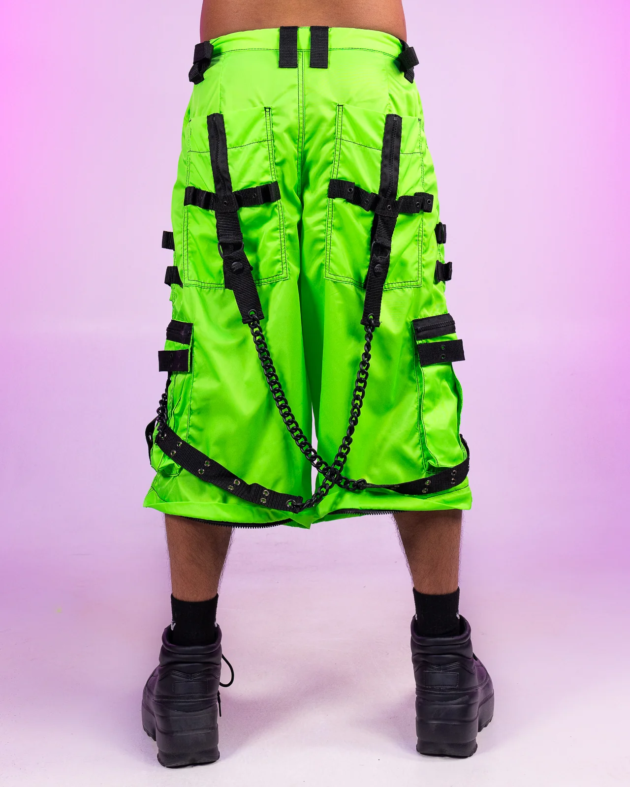 Tripp NYC Zip-Off Lime Space Out Pants - Image 10