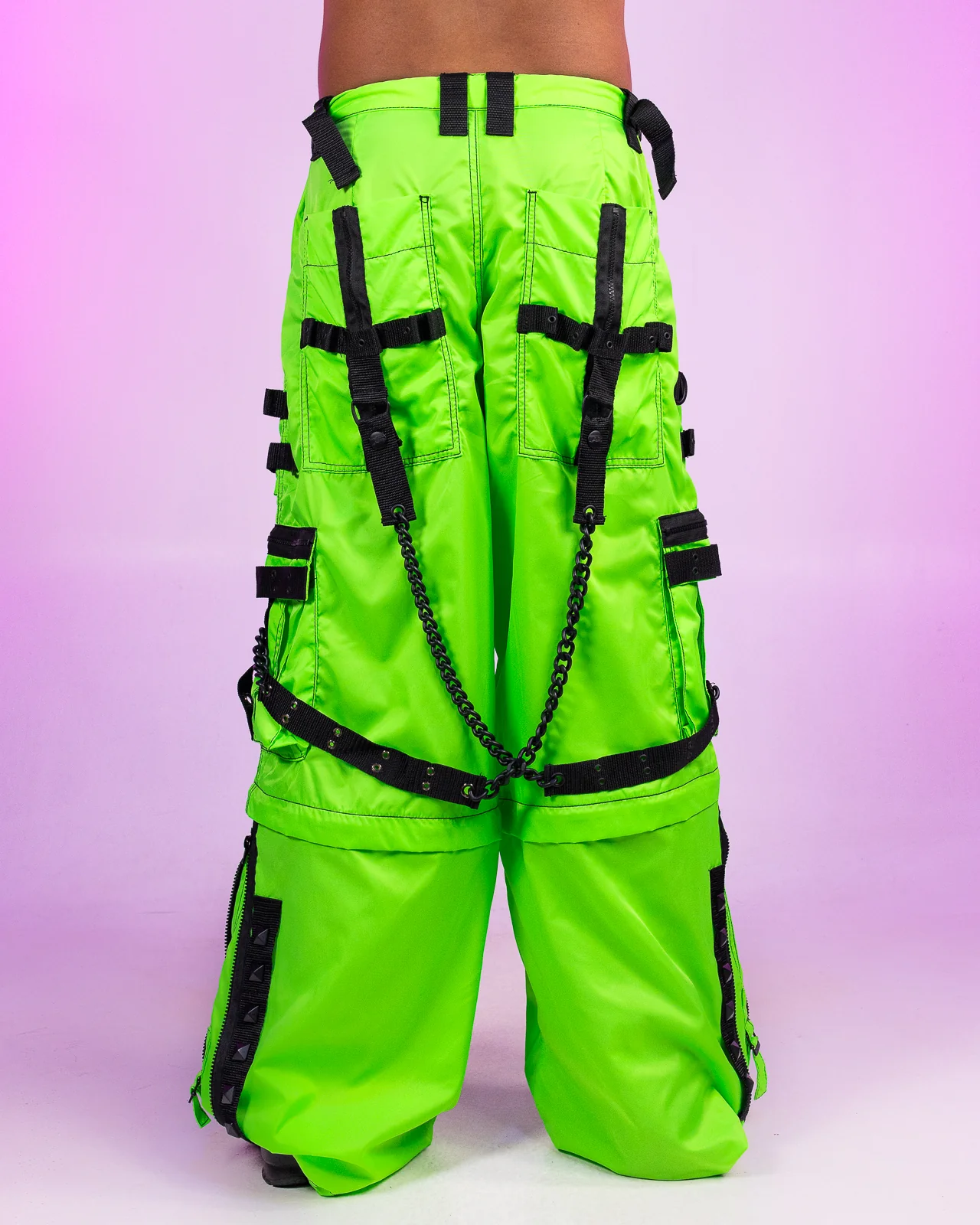 Tripp NYC Zip-Off Lime Space Out Pants - Image 11