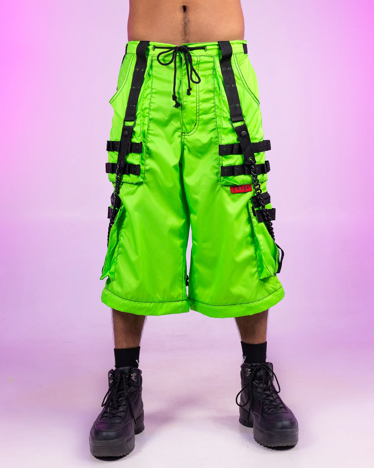Tripp NYC Zip-Off Lime Space Out Pants - Image 9
