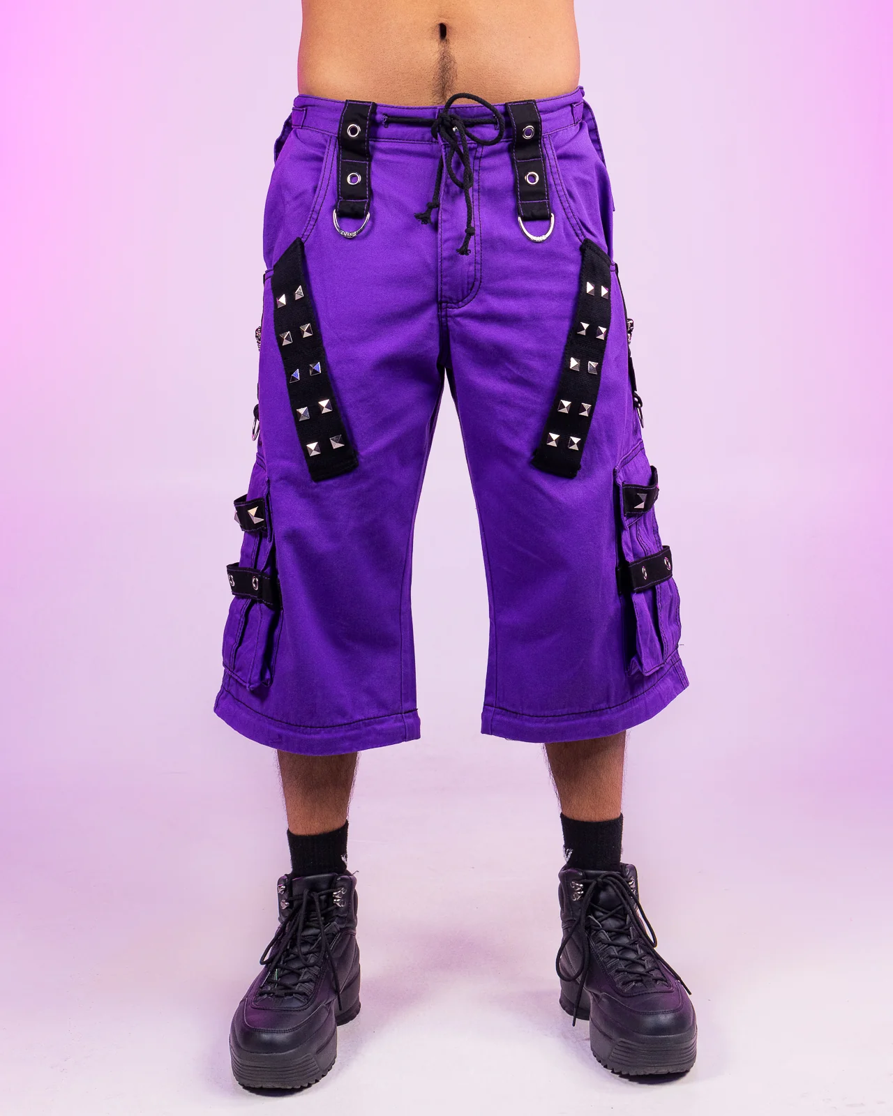 Tripp NYC Zip-Off Purple Dark Cuff Pants - Image 8