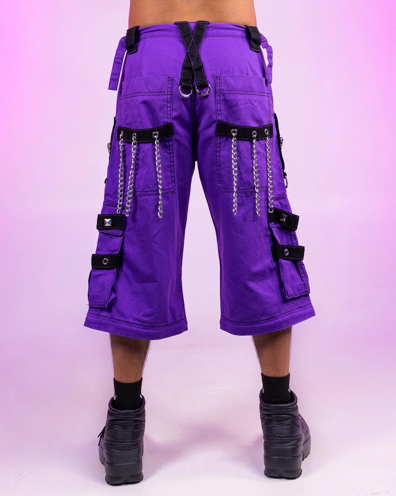 Tripp NYC Zip-Off Purple Dark Cuff Pants - Image 9