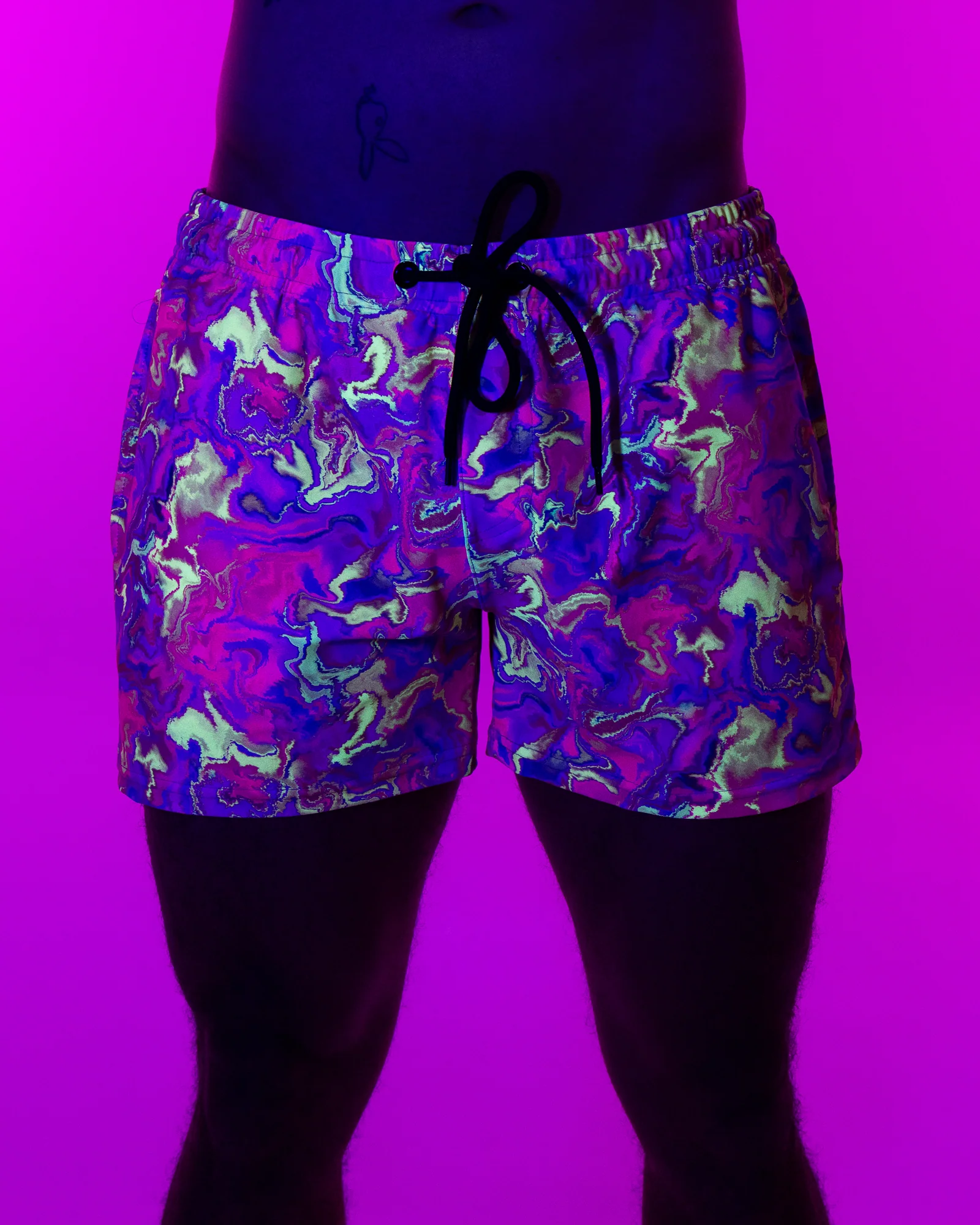 Ultraviolet Vision Men's Drawstring Shorts - Image 6