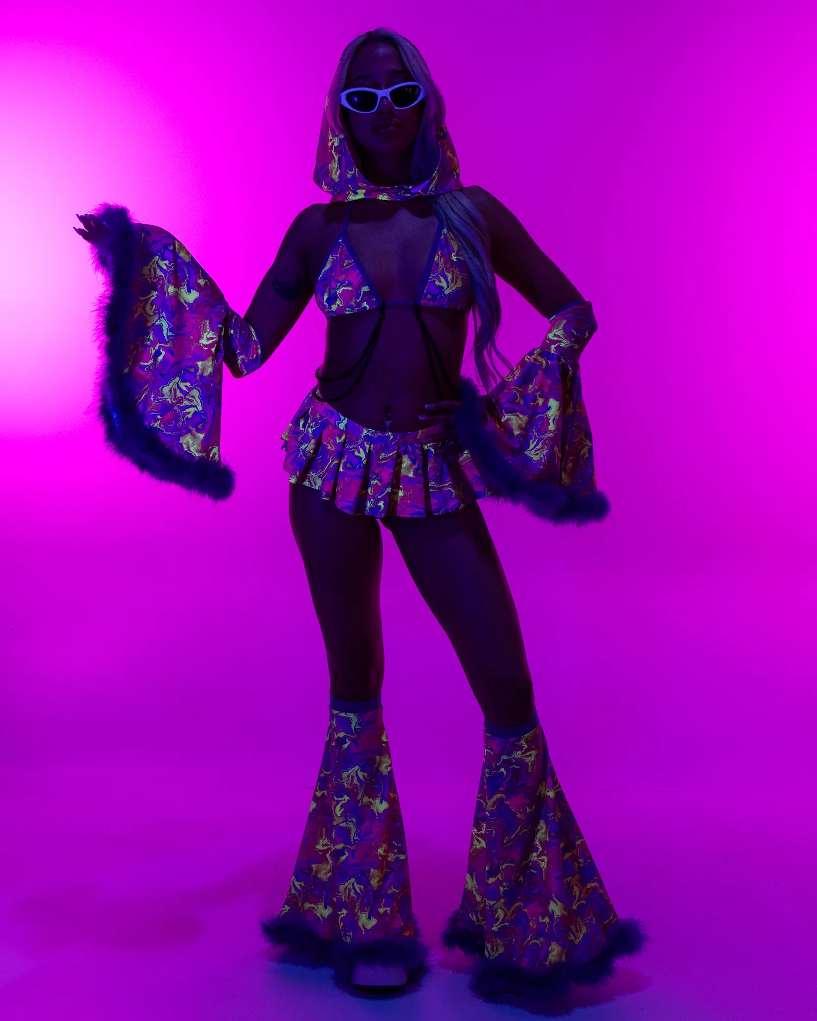 Ultraviolet Vision Unisex Hood - Image 4