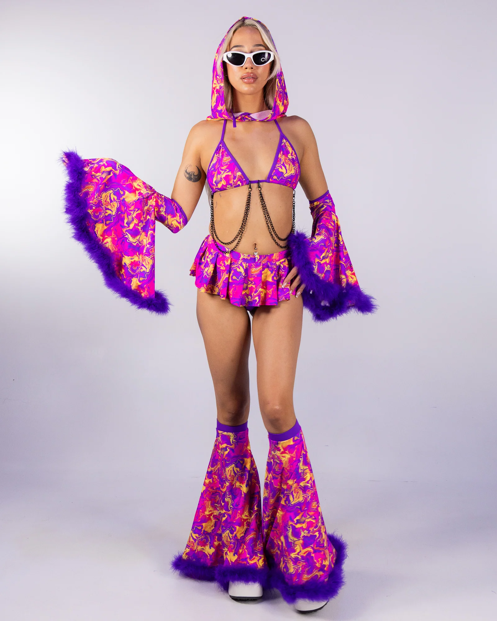 Ultraviolet Vision Unisex Hood - Image 5