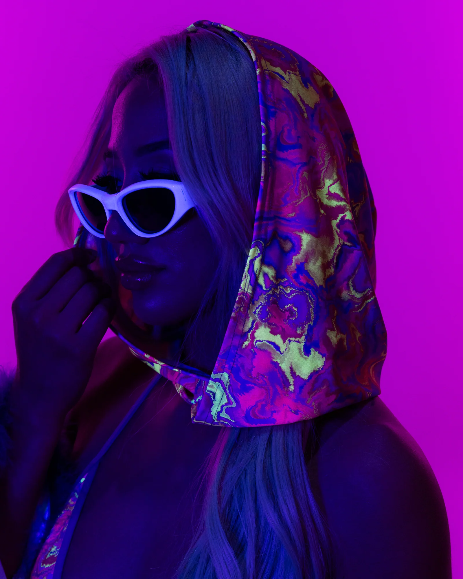 Ultraviolet Vision Unisex Hood - Image 6