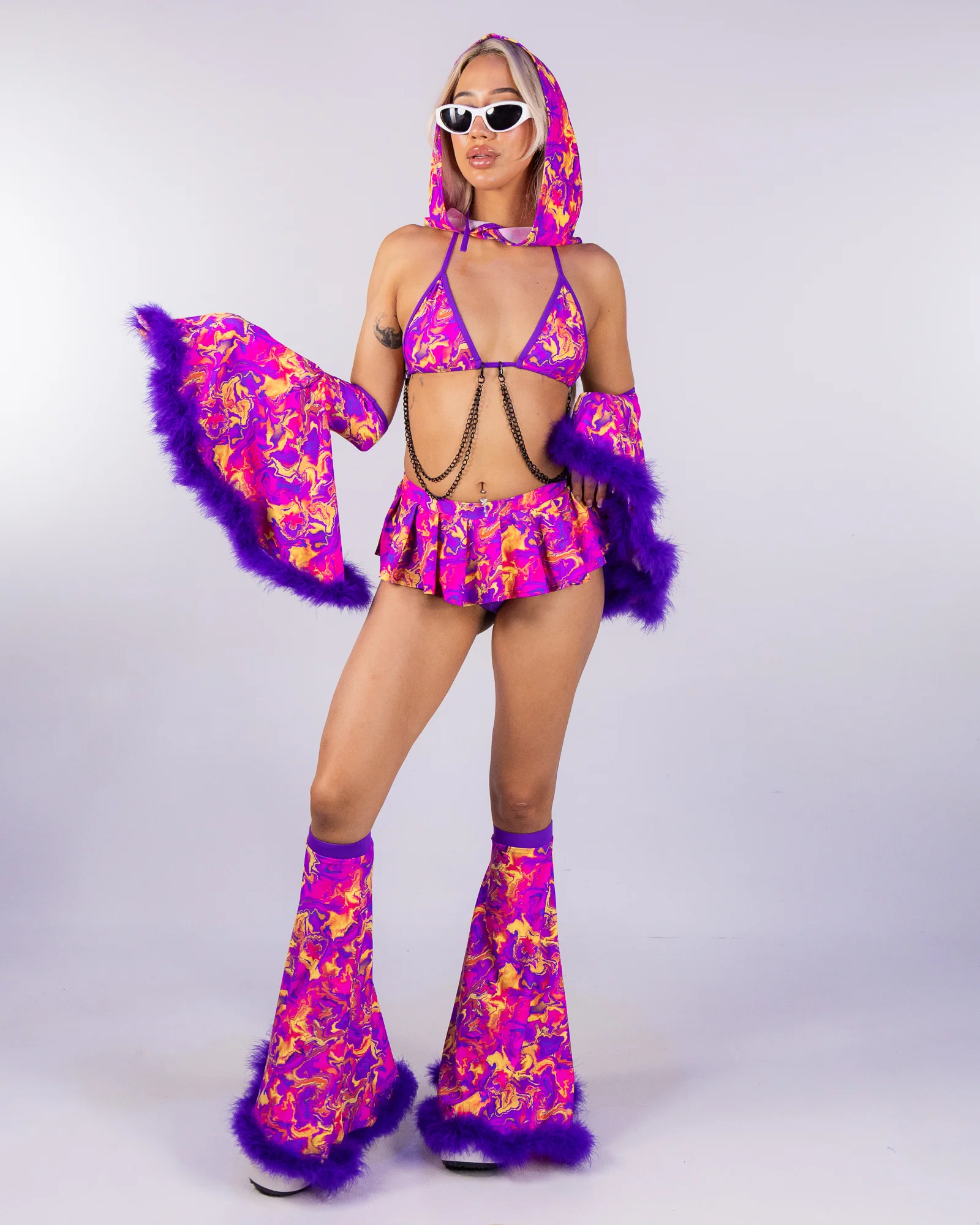 Ultraviolet Vision Women's Flare Leg Sleeves - Image 4